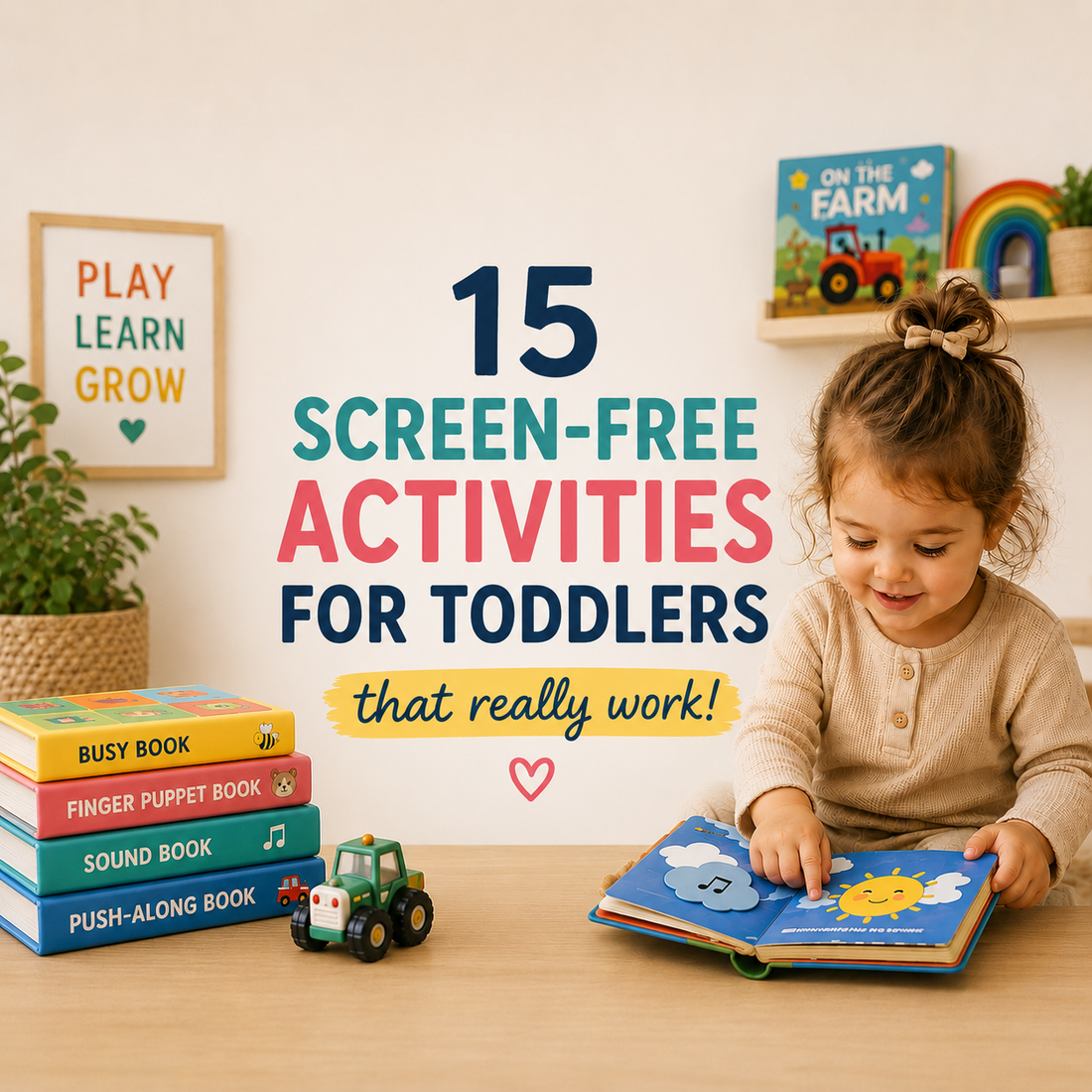 15 Screen-Free Activities for Toddlers That Parents Will Love