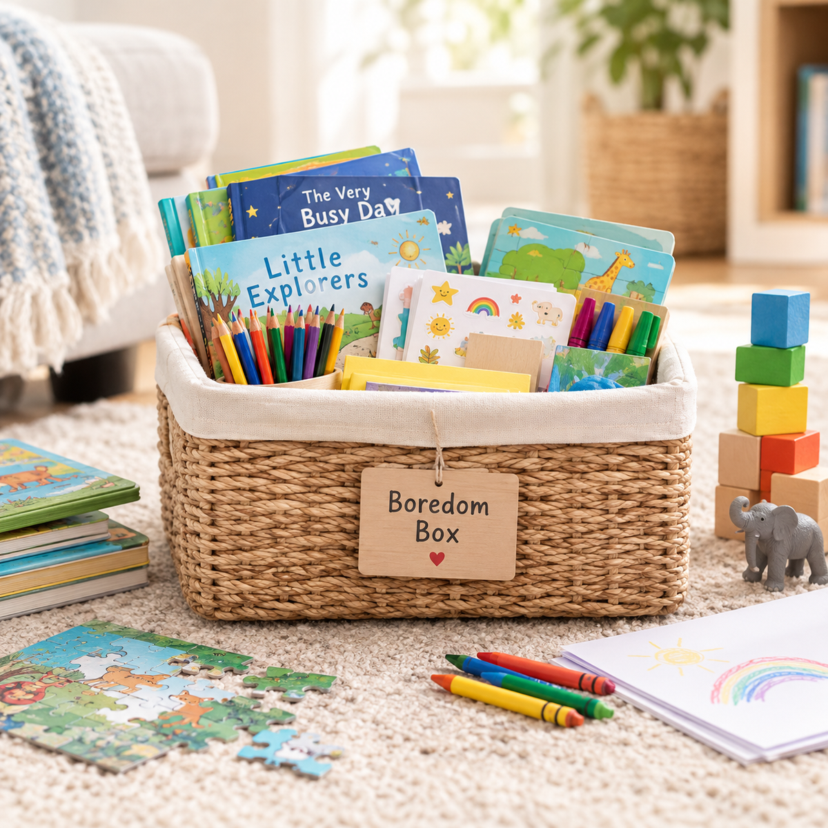 What to Do When Your Child Says “I’m Bored”: Creating a Boredom Box