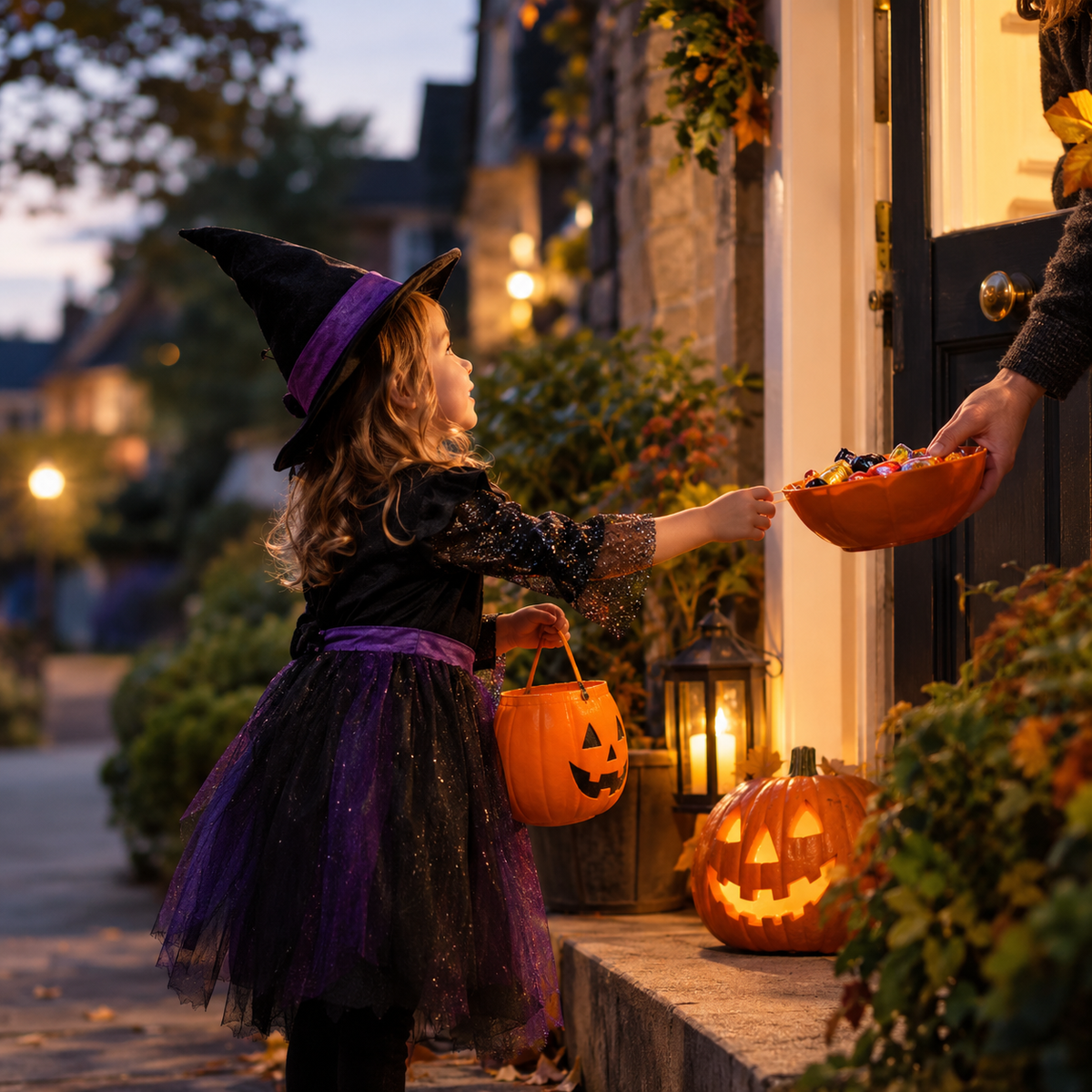 Your First Trick-or-Treat: A Parent’s Guide to Halloween Etiquette, Safety & Screen-Free Fun