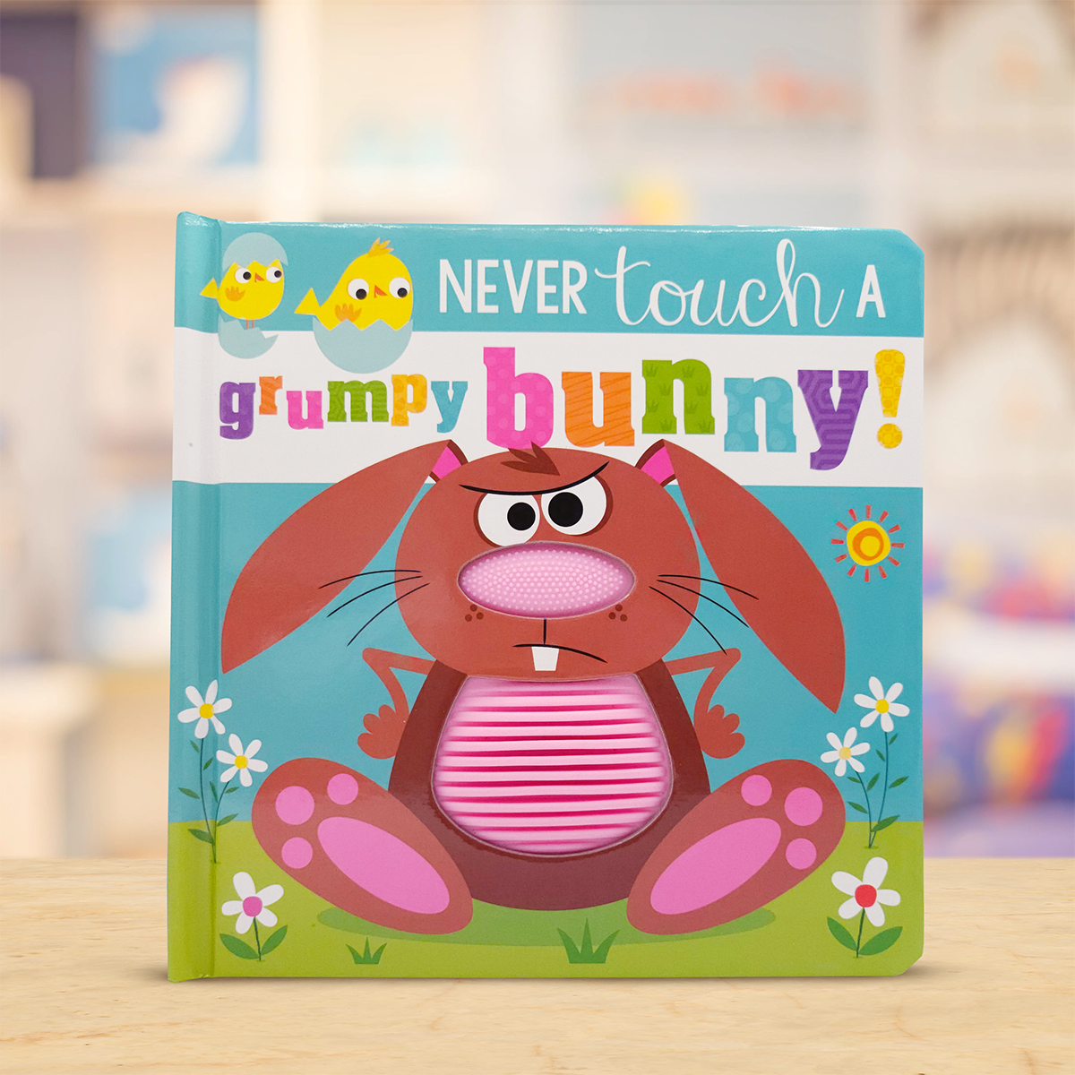 Never Touch a Grumpy Bunny! Easter Touch and Feel Book
