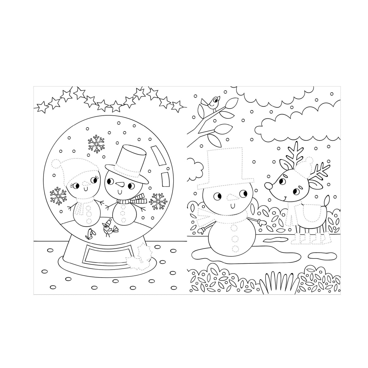 Dress Me Up Colouring & Activity Book - Snowman