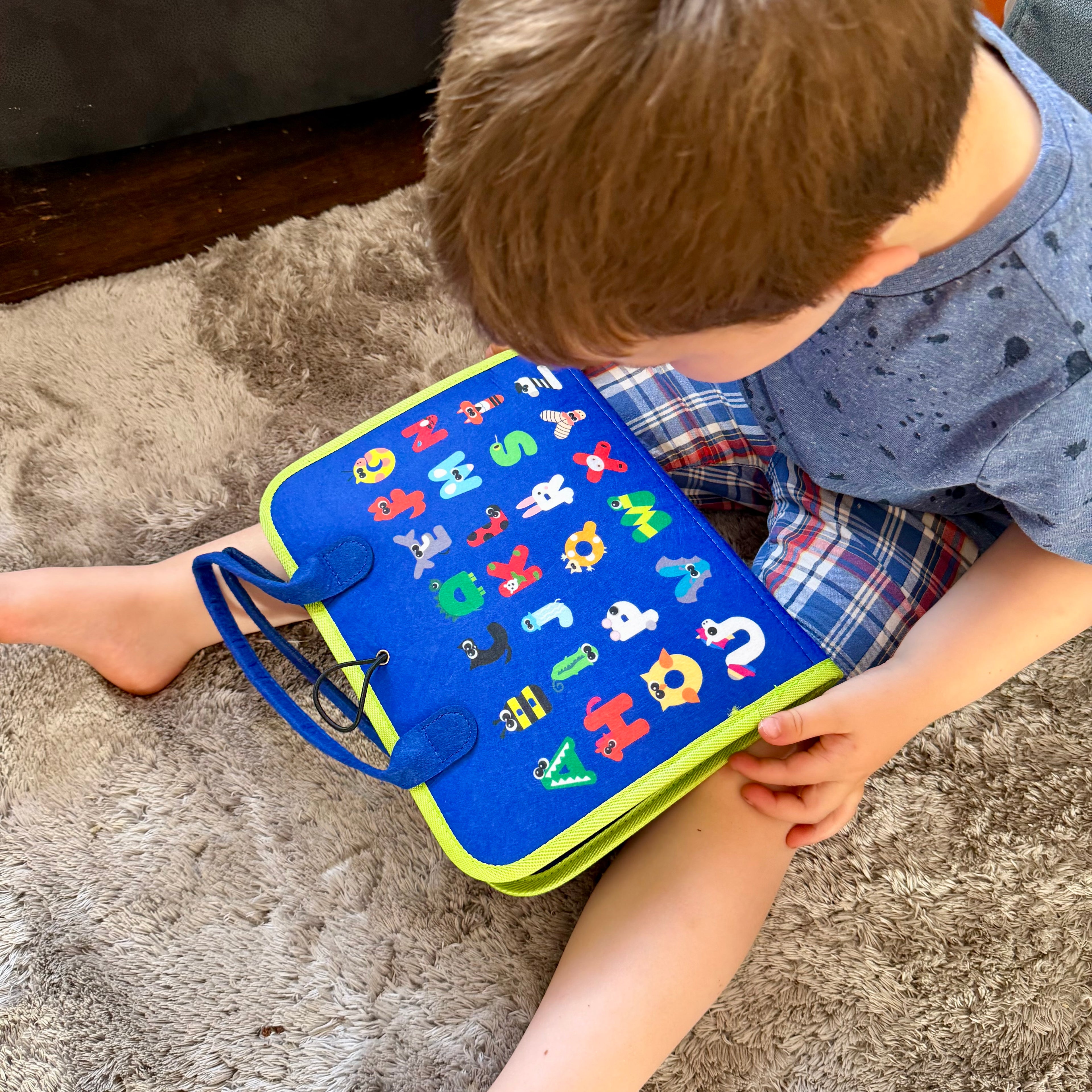 Blue Busy Book