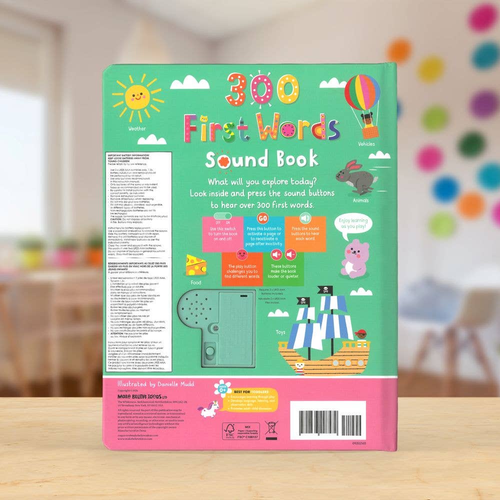 300 First Words Sound Book