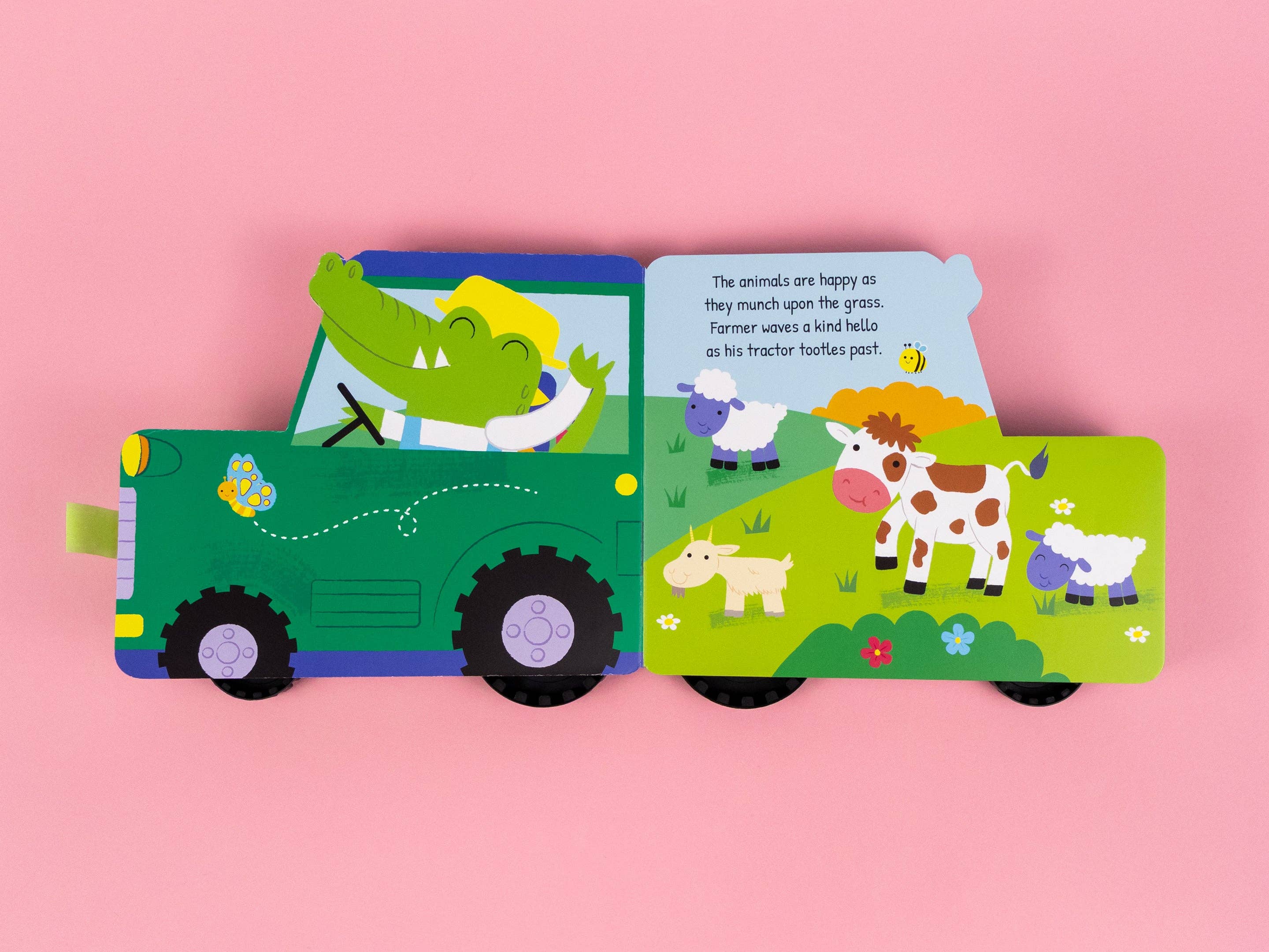My First Tractor - Push-Along Book