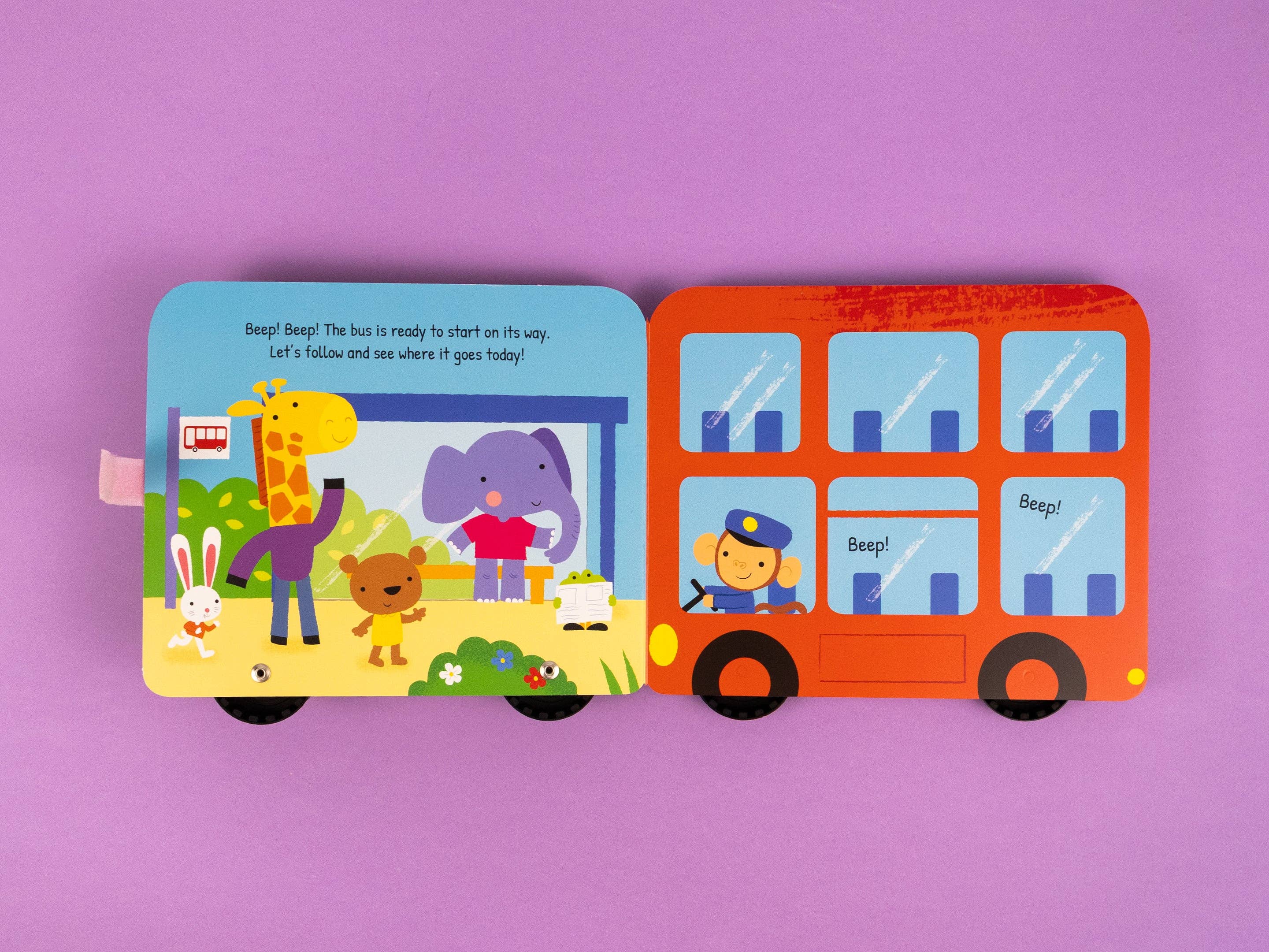 My First Bus - Push-Along Book