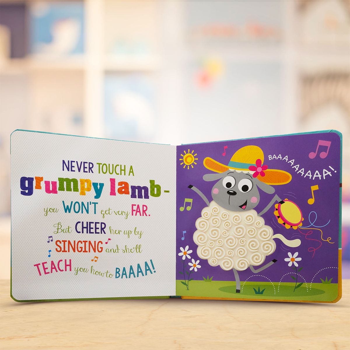 Never Touch a Grumpy Bunny! Easter Touch and Feel Book