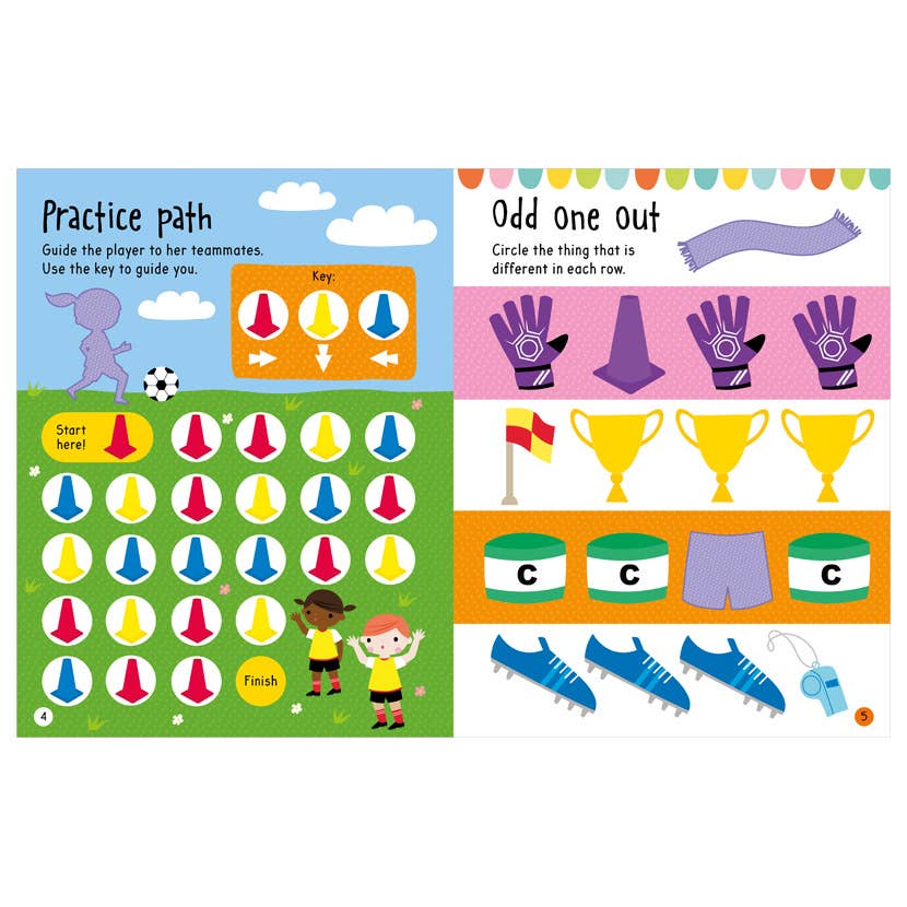 Big Stickers for Little Hands: Football