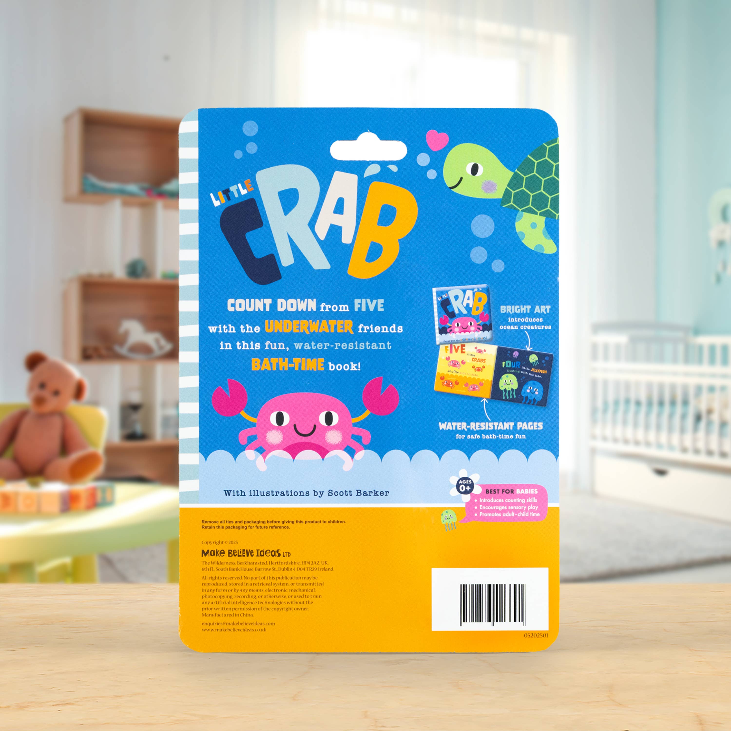 My First Bath-Time Book - Little Crab