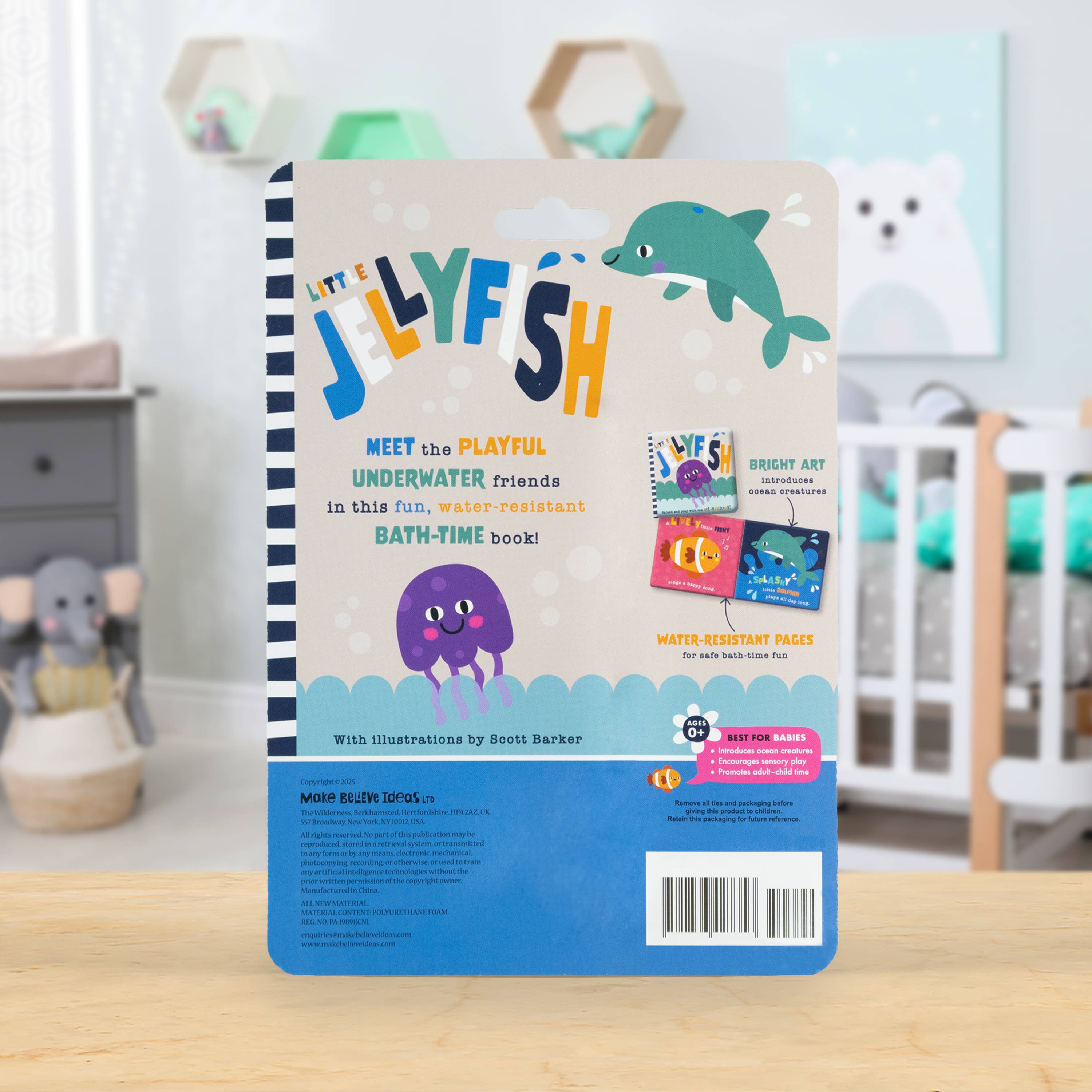 My First Bath-Time Book - Little Jellyfish