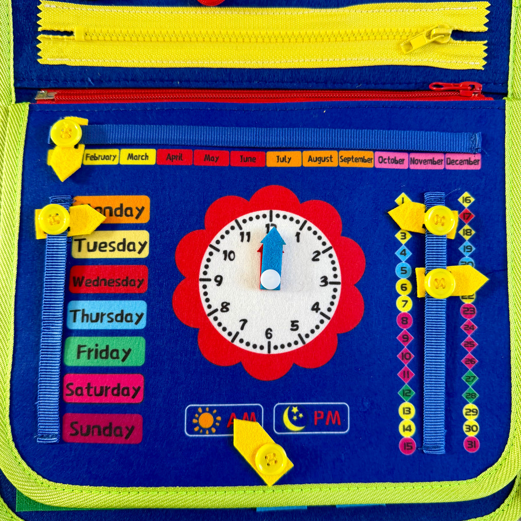 Blue Busy Book