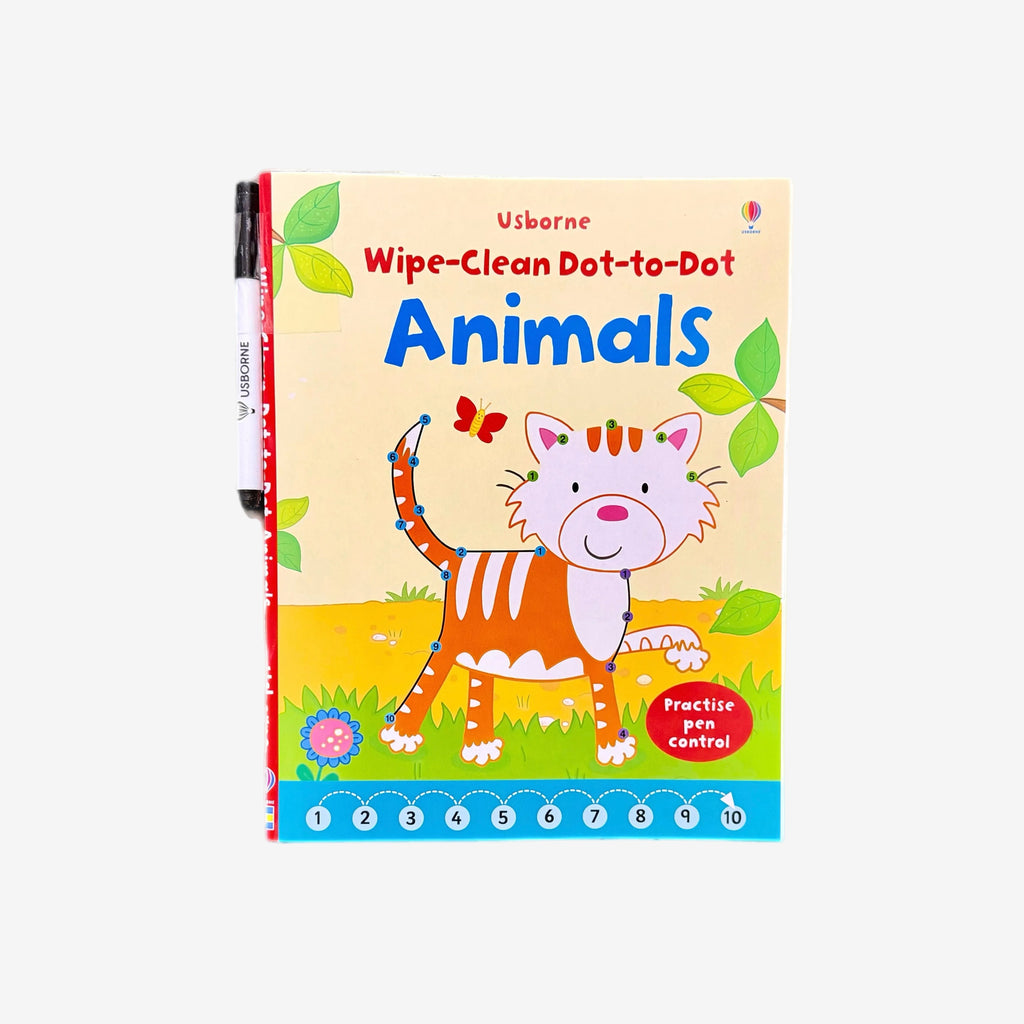 Wipe-Clean Dot-to-Dot Animals