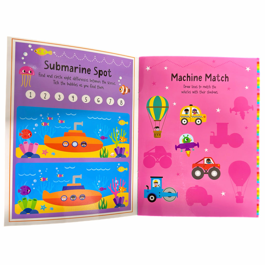 Mighty Machines Activity Book (Wipe Clean)