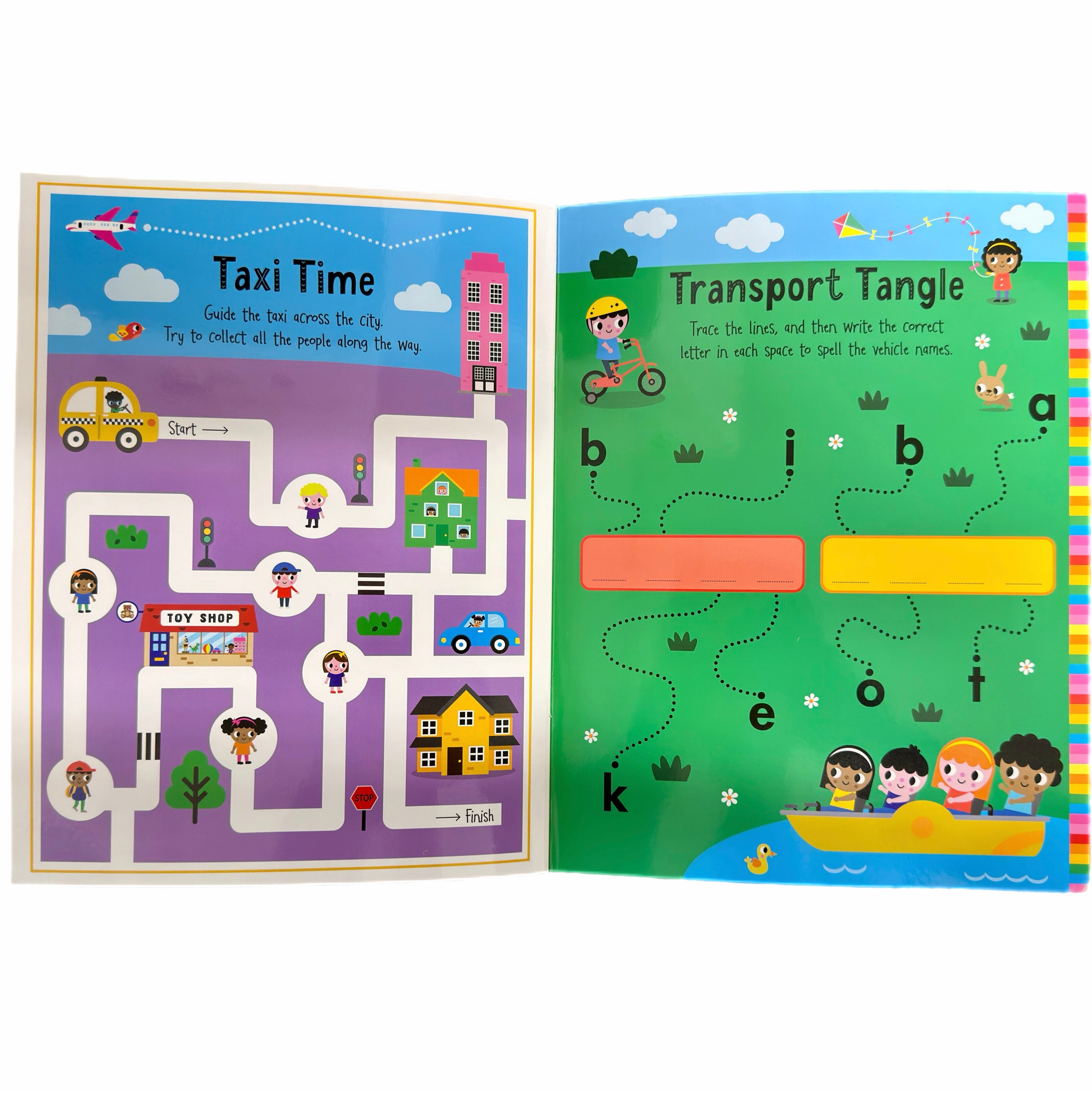 Mighty Machines Activity Book (Wipe Clean)