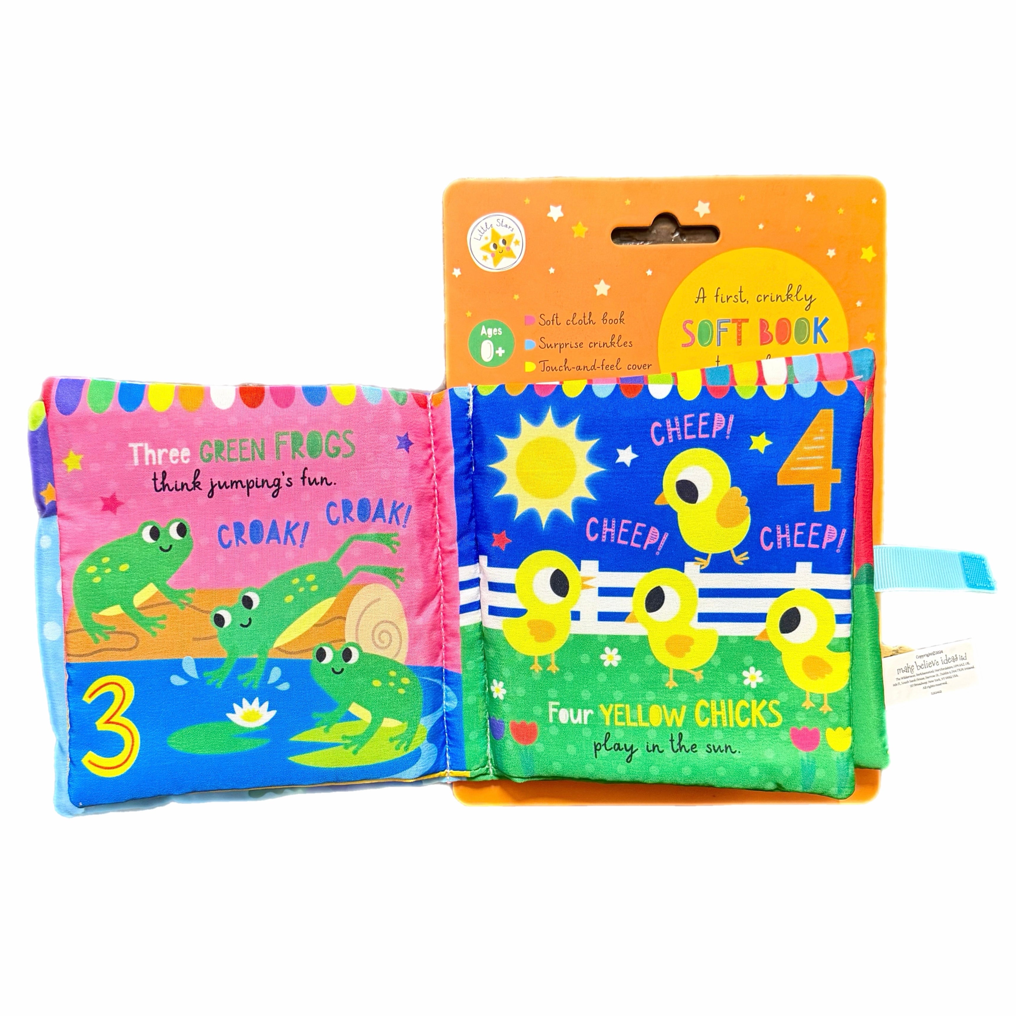 A First, Crinkly Soft Book - Let's Count Colourful Creatures