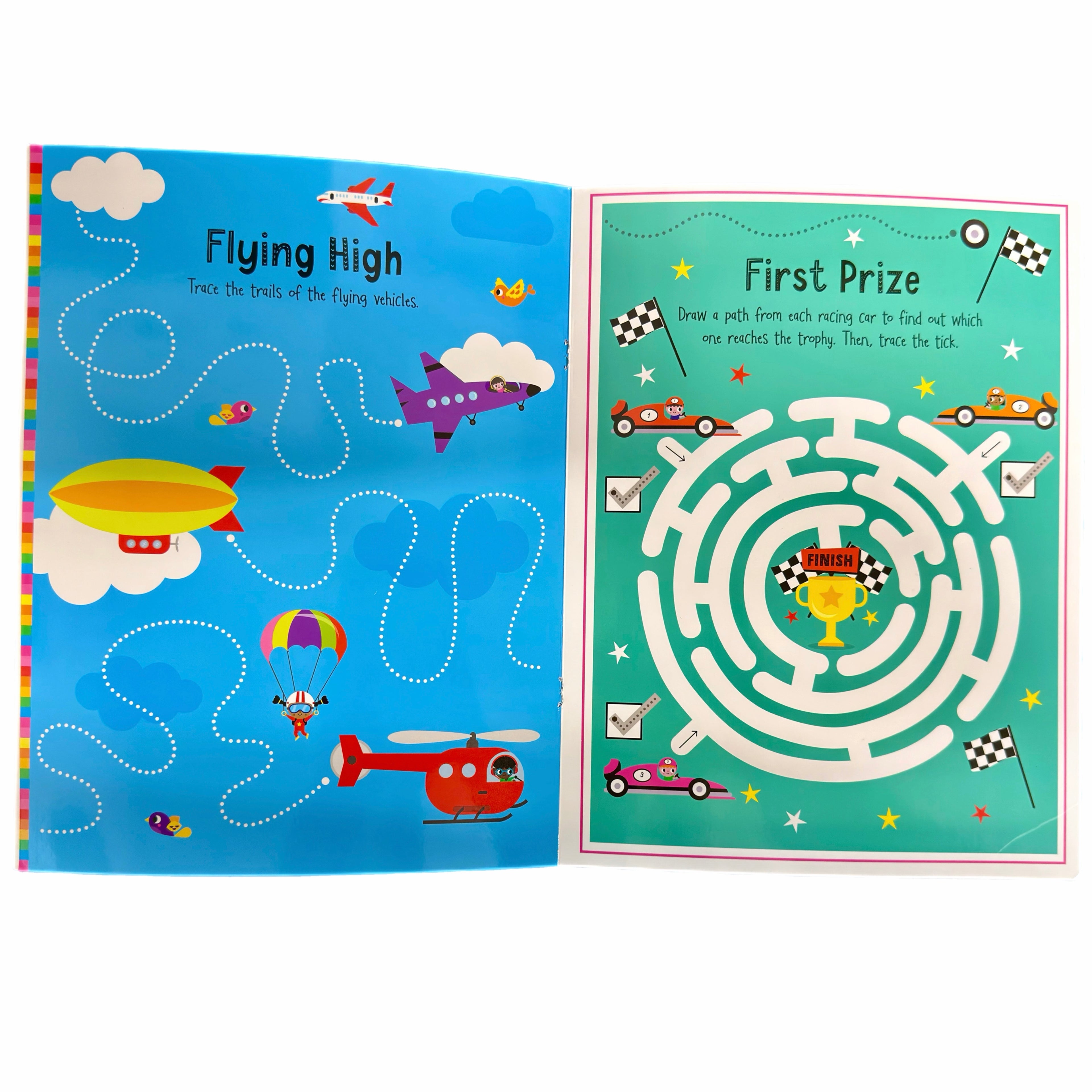 Mighty Machines Activity Book (Wipe Clean)