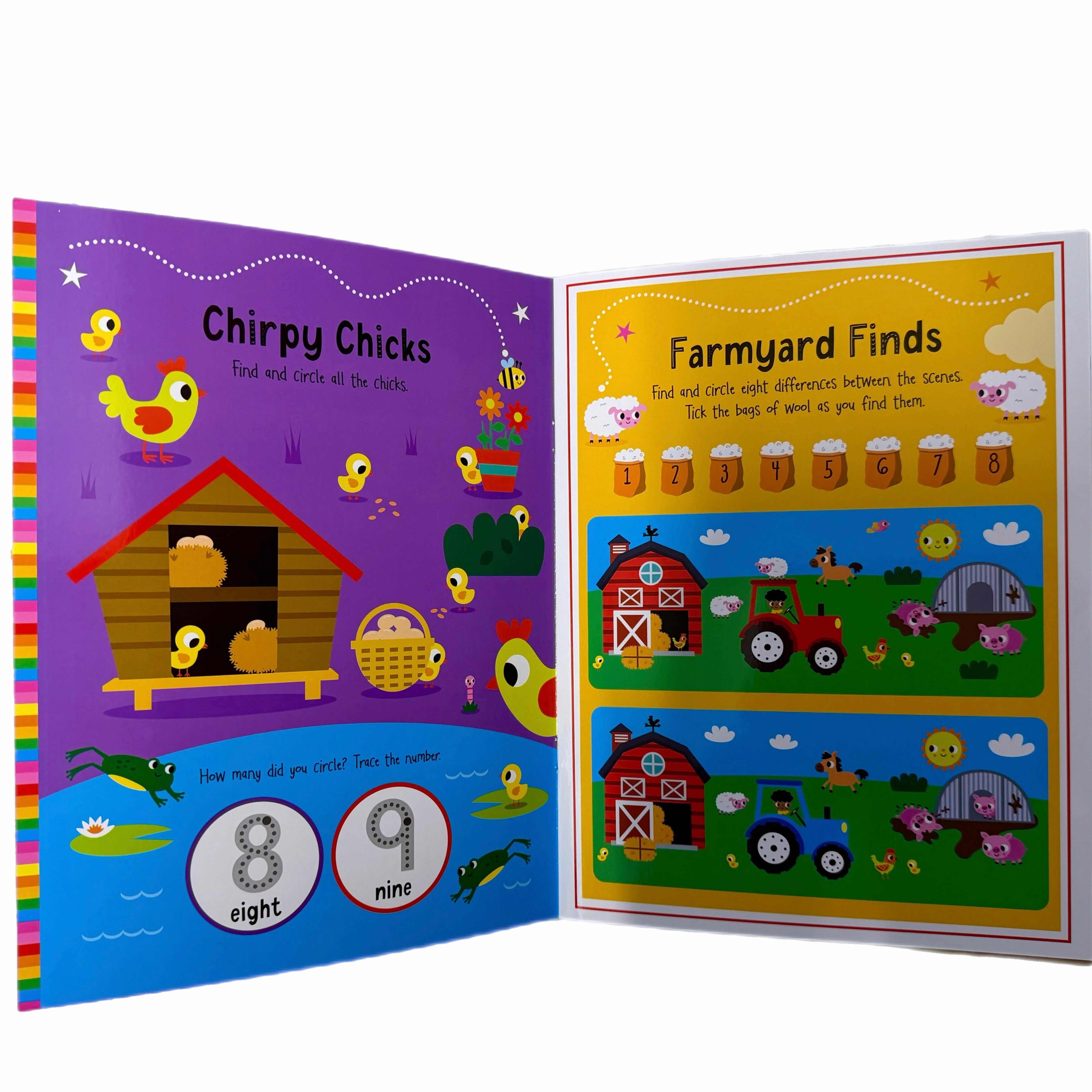 Farm Animals Activity Book (Wipe Clean)