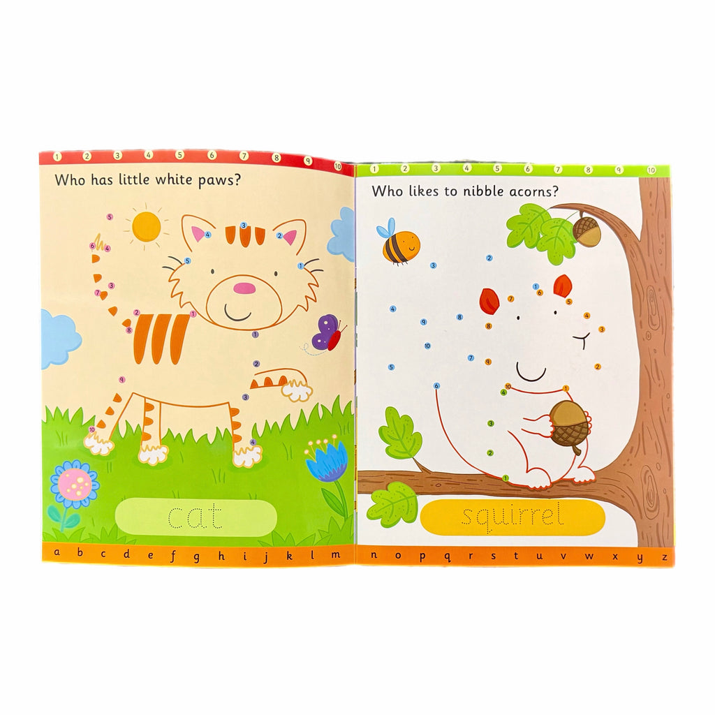 Wipe-Clean Dot-to-Dot Animals