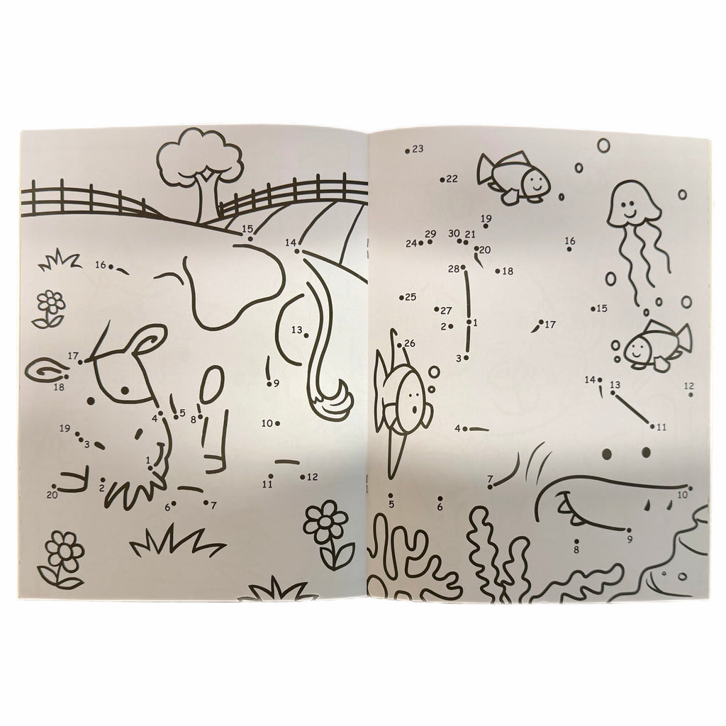 Dot to Dot Activity Book