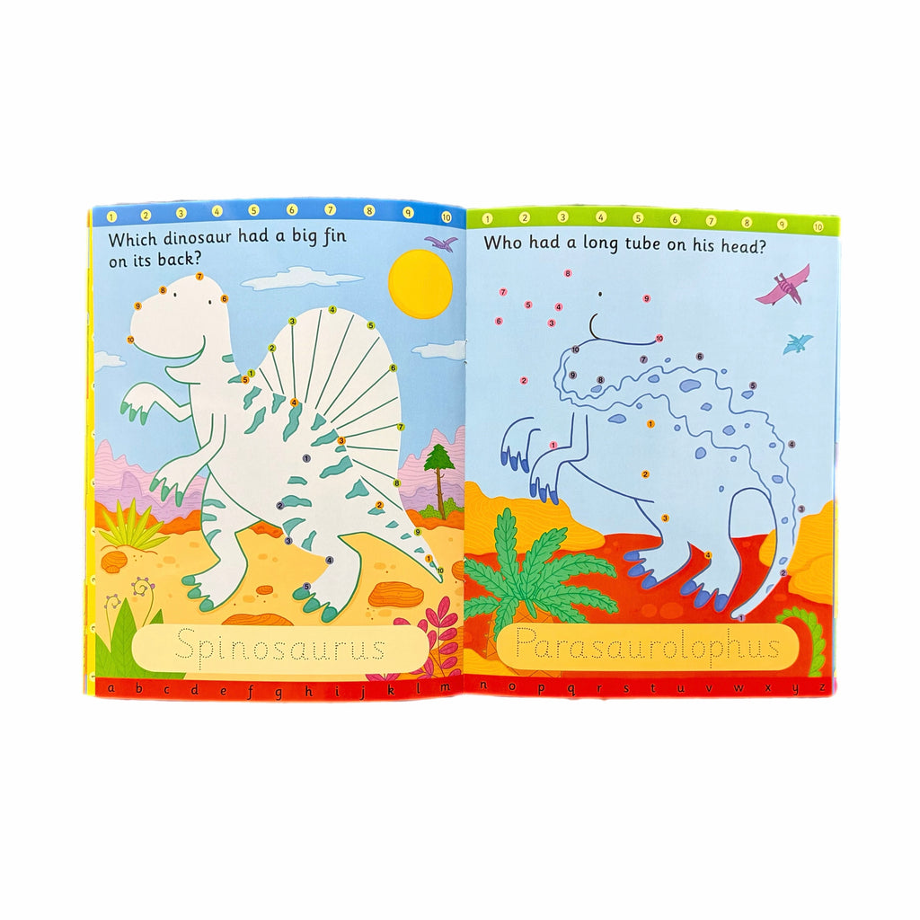 Wipe-Clean Dot-to-Dot Dinosaurs