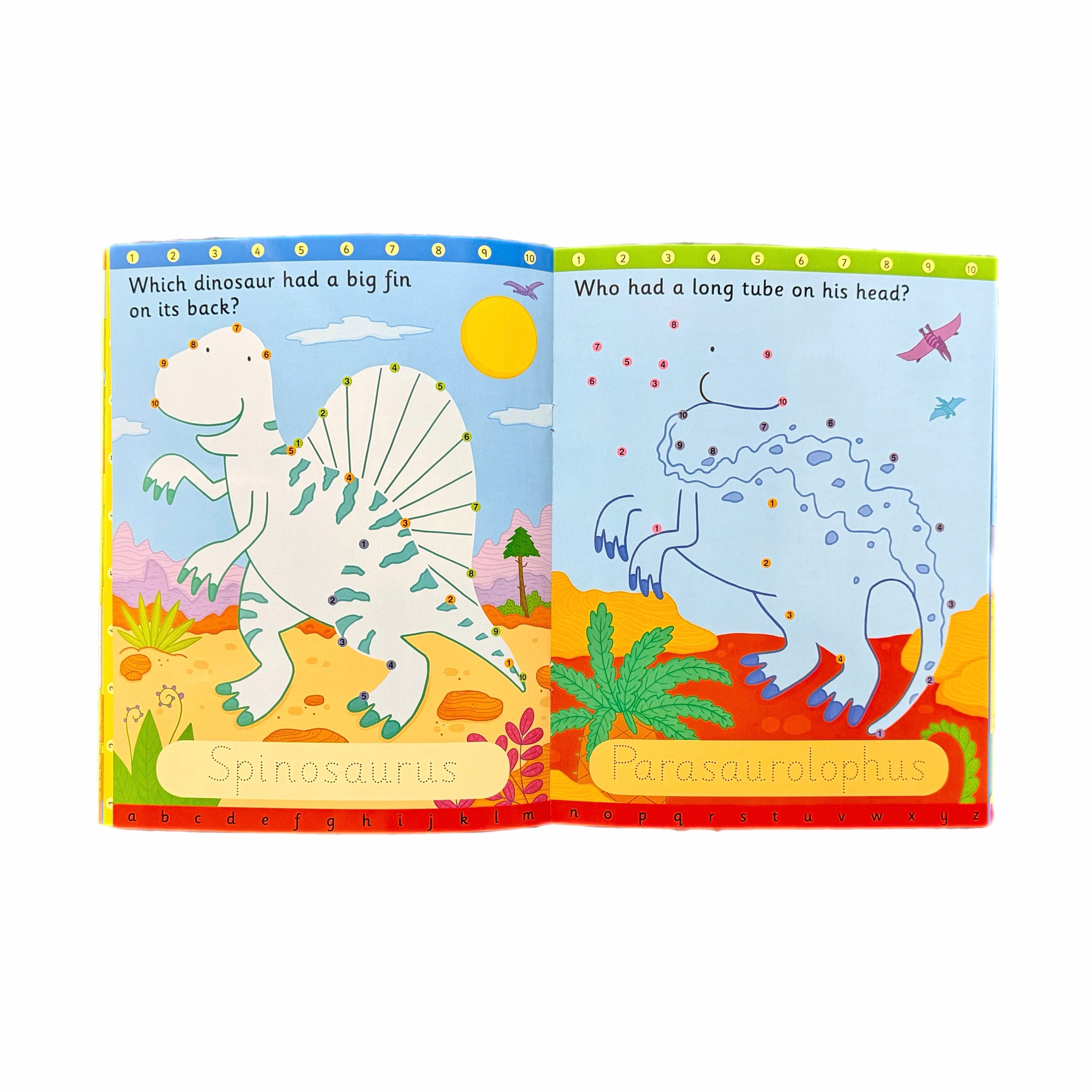 Wipe-Clean Dot-to-Dot Dinosaurs