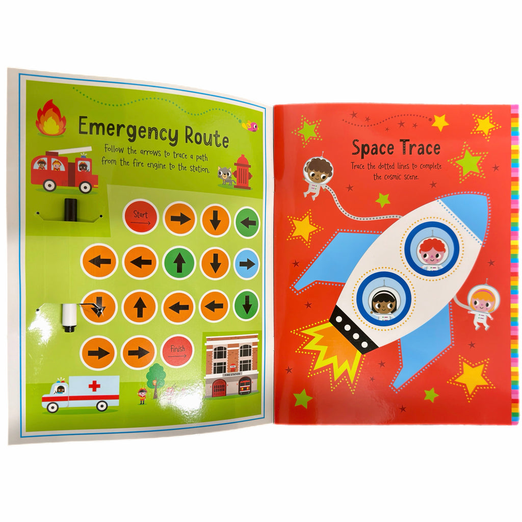 Mighty Machines Activity Book (Wipe Clean)