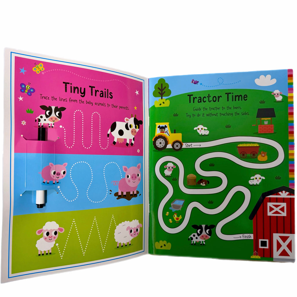 Farm Animals Activity Book (Wipe Clean)