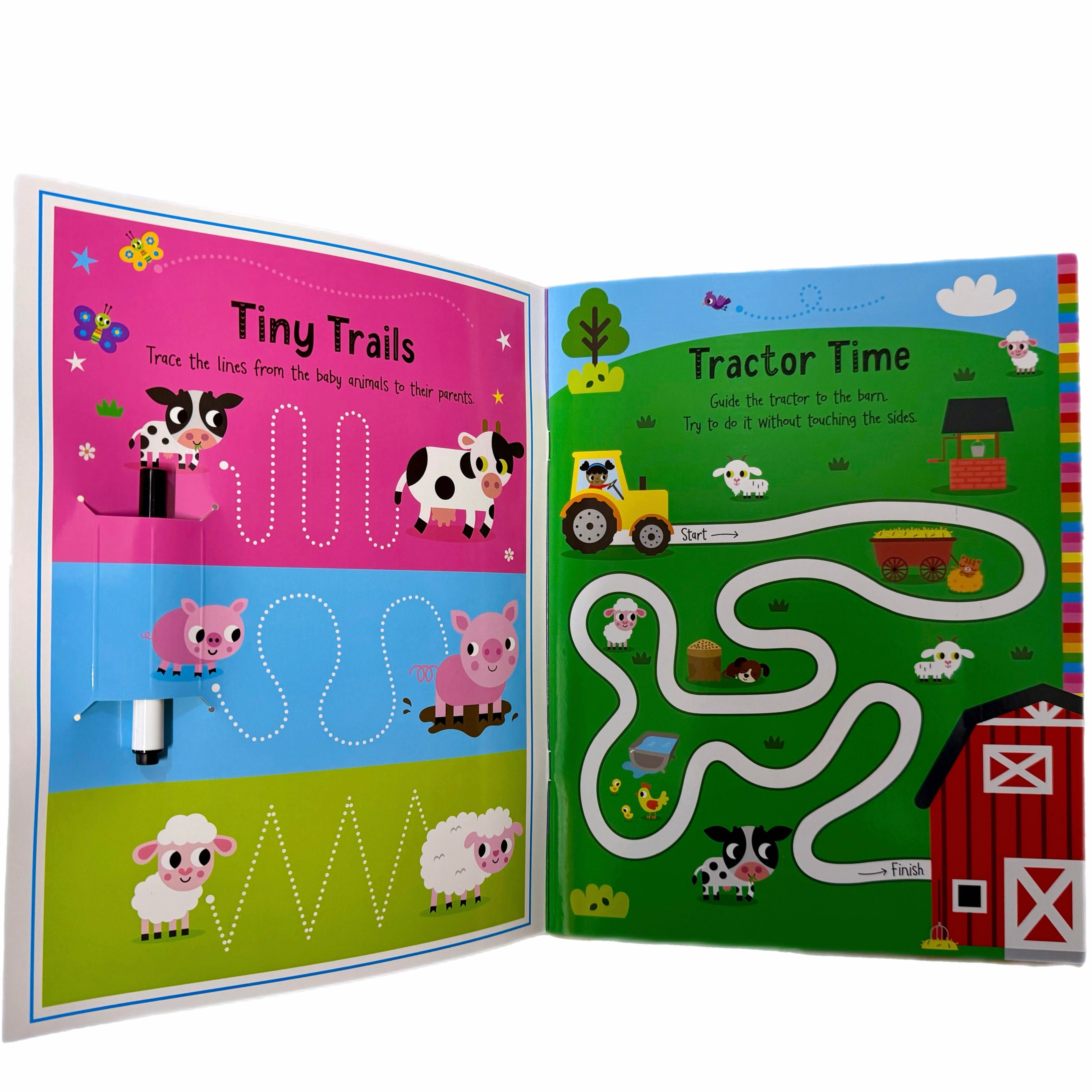 Farm Animals Activity Book (Wipe Clean)