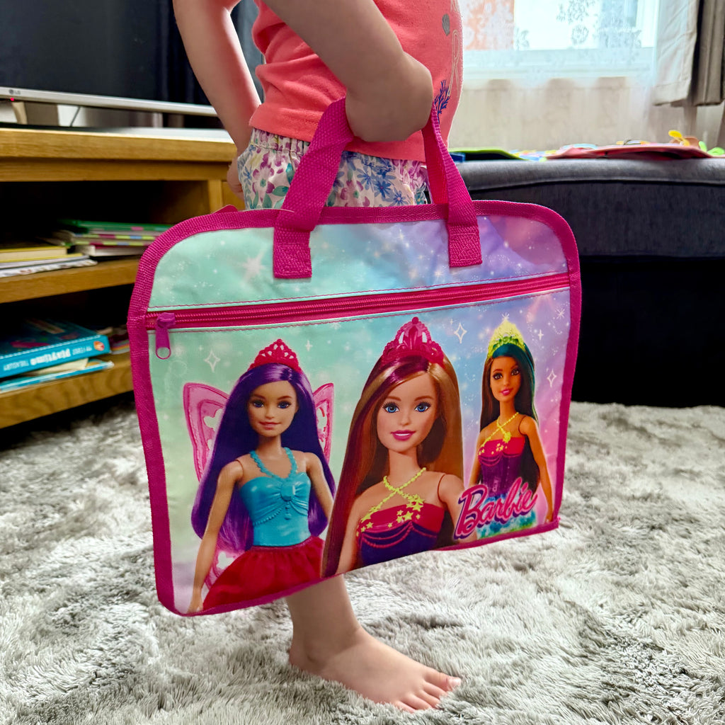Official Barbie Zipped Book Bag