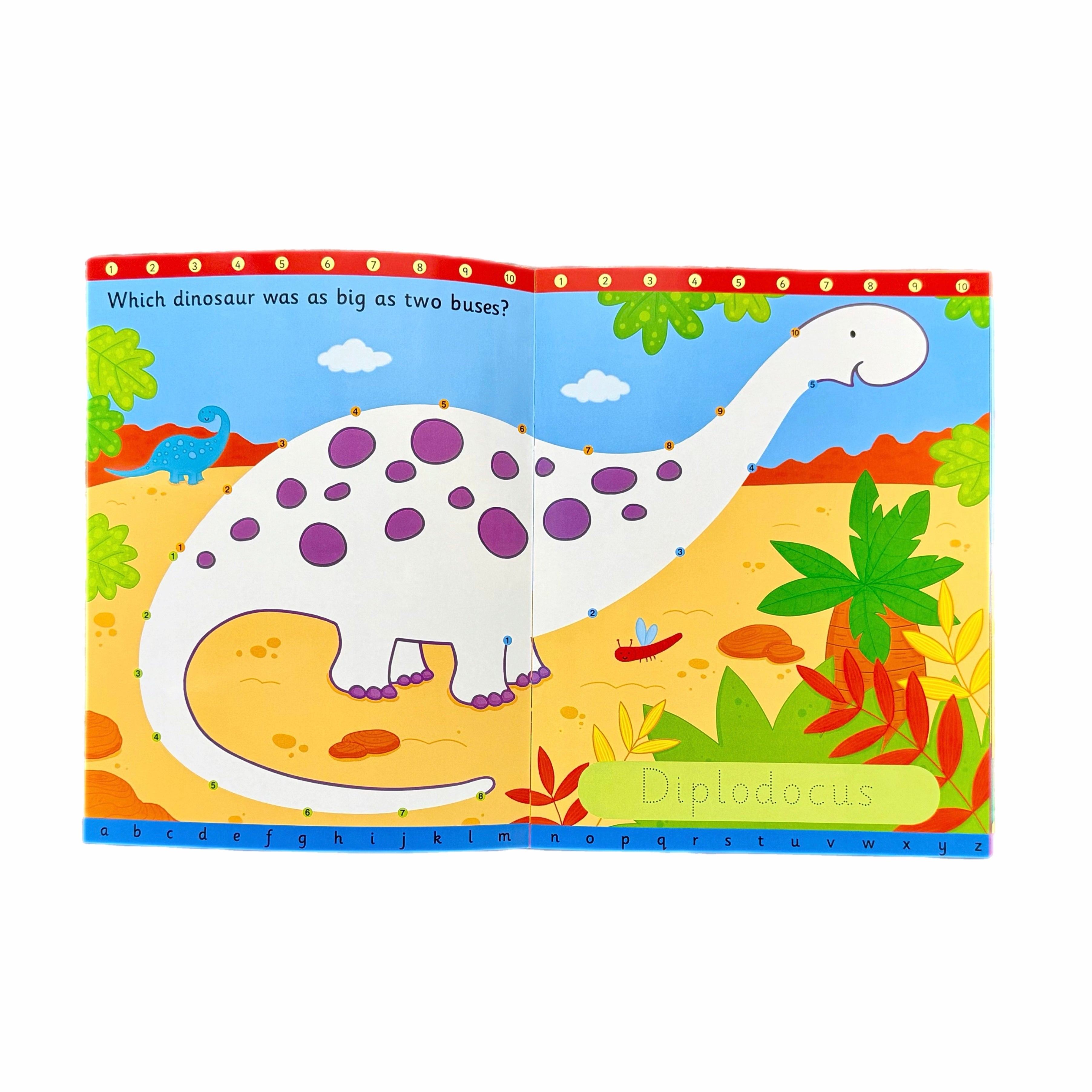 Wipe-Clean Dot-to-Dot Dinosaurs