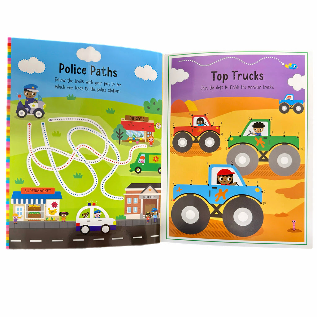 Mighty Machines Activity Book (Wipe Clean)