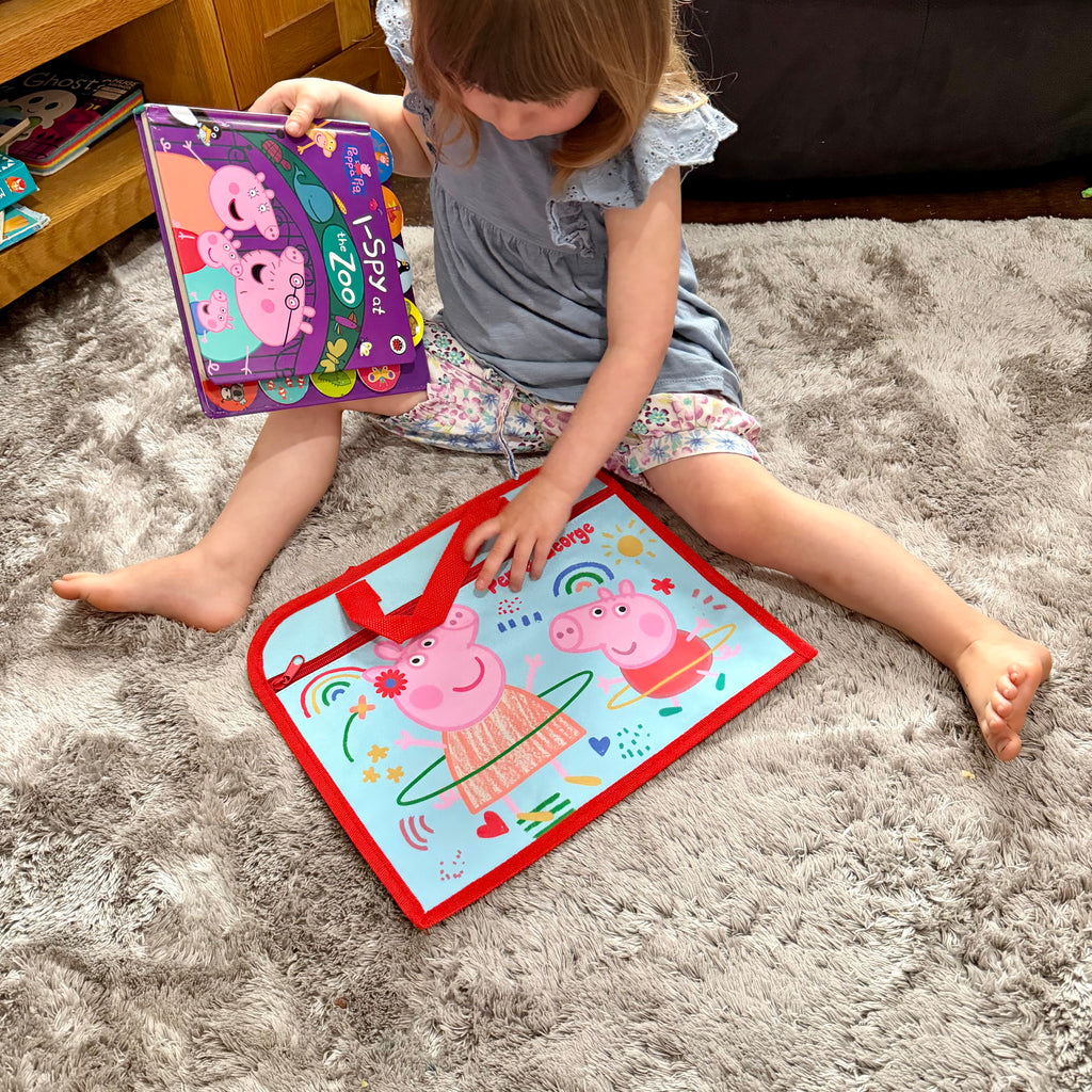 Official Peppa Pig Zipped Book Bag