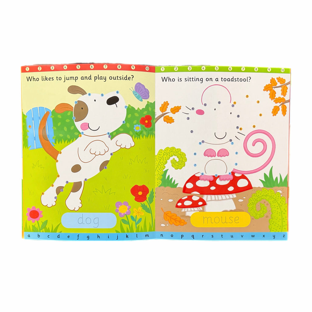 Wipe-Clean Dot-to-Dot Animals