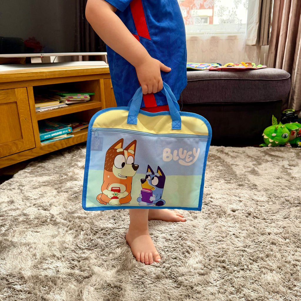 Official Bluey Zipped Book Bag
