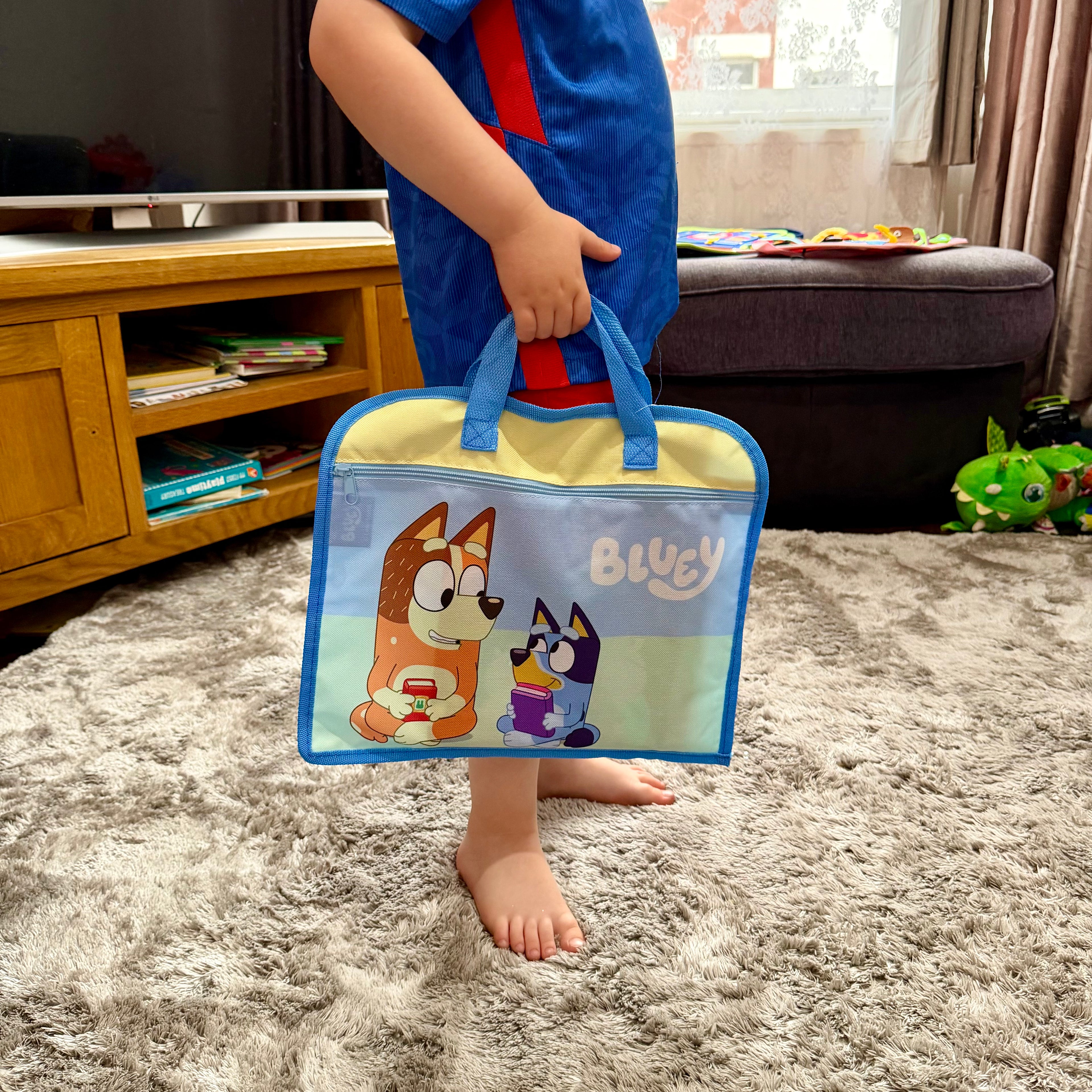 Official Bluey Zipped Book Bag