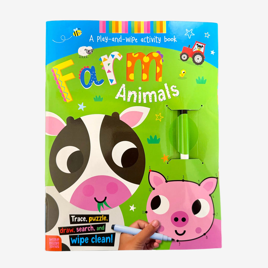 Farm Animals Activity Book (Wipe Clean)