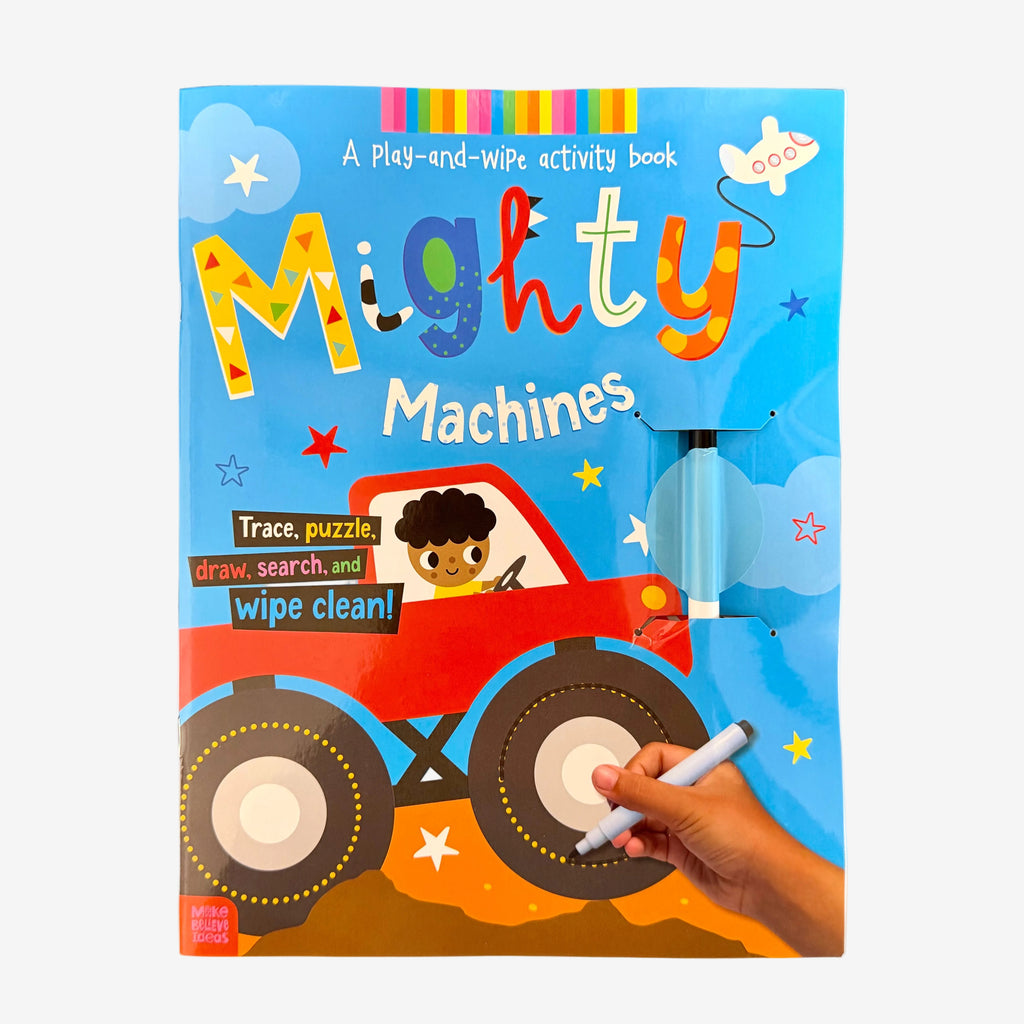Mighty Machines Activity Book (Wipe Clean)