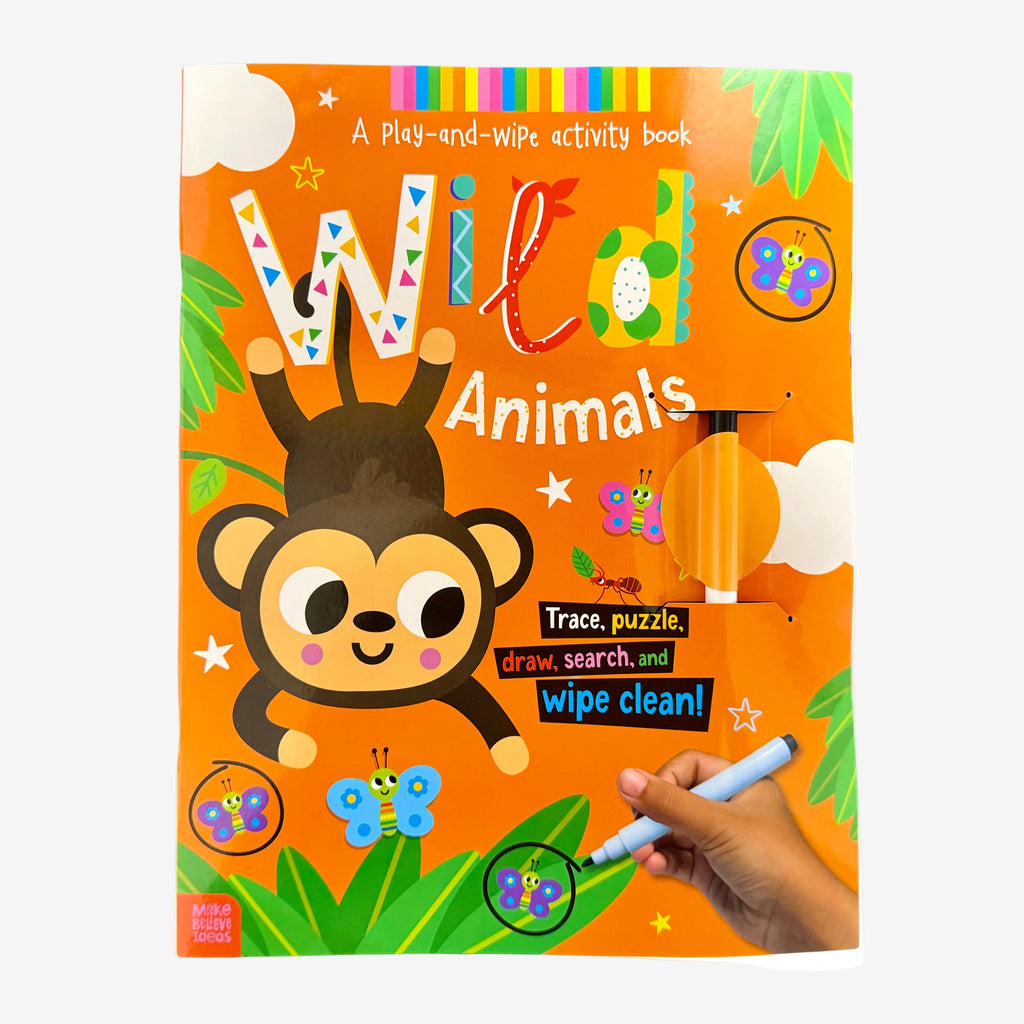 Wild Animals Activity Book (Wipe Clean)