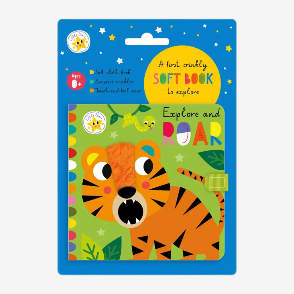 A First, Crinkly Soft Book - Explore and Roar
