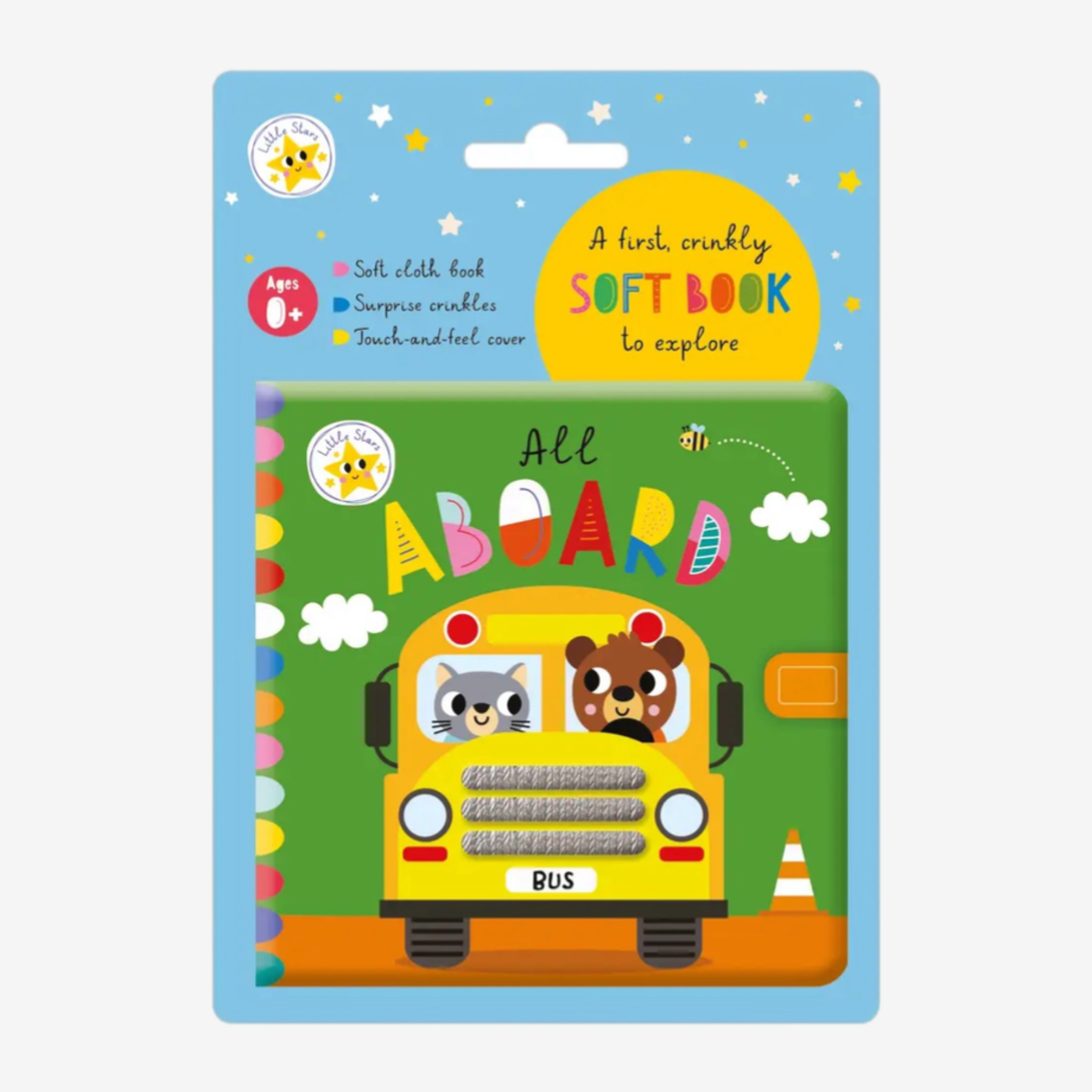 A First, Crinkly Soft Book - All Aboard
