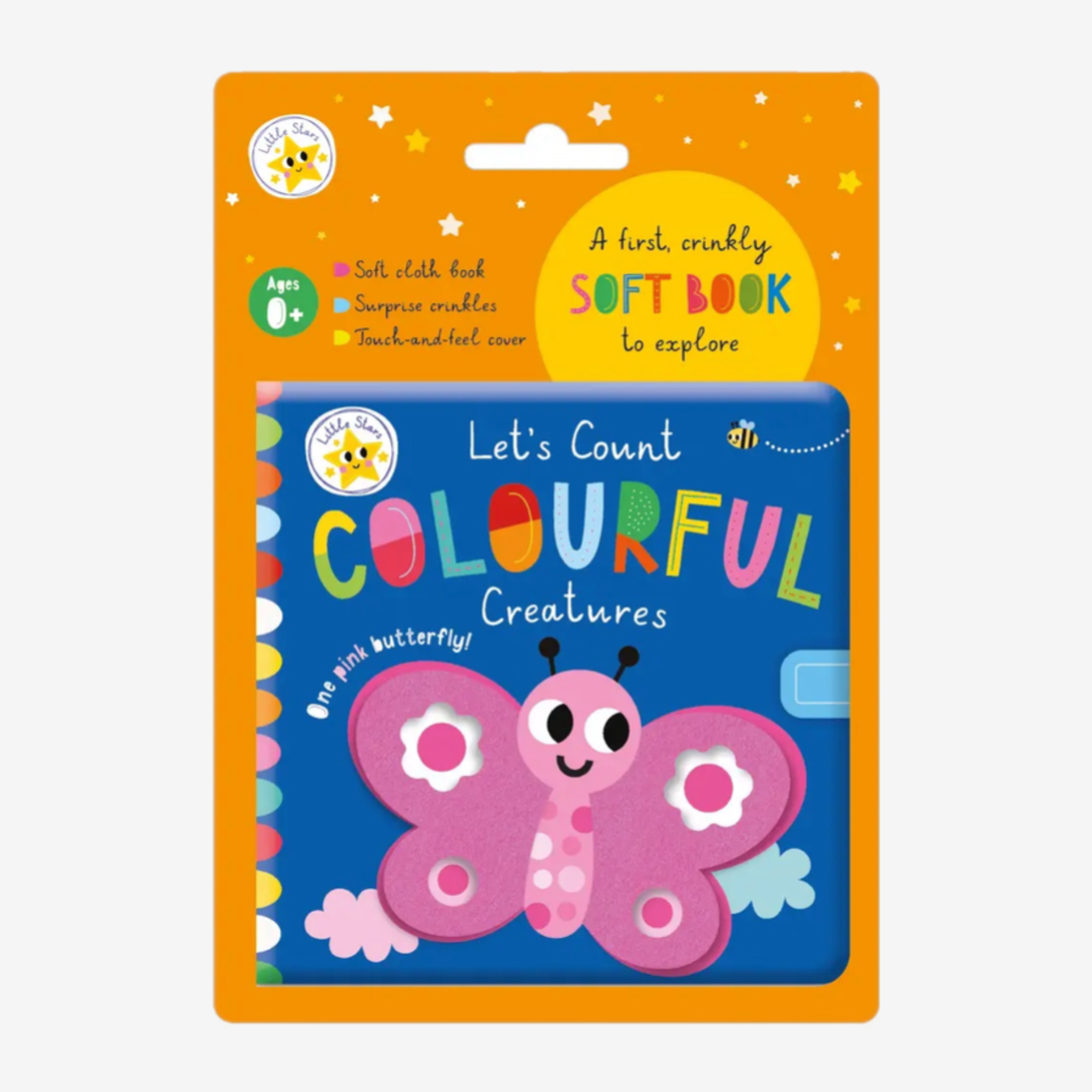 A First, Crinkly Soft Book - Let's Count Colourful Creatures