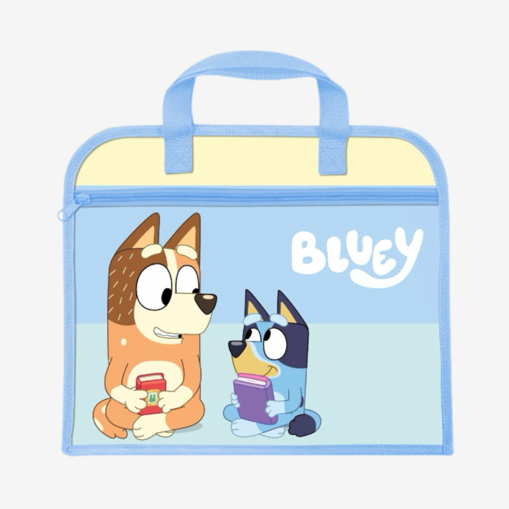 Official Bluey Zipped Book Bag