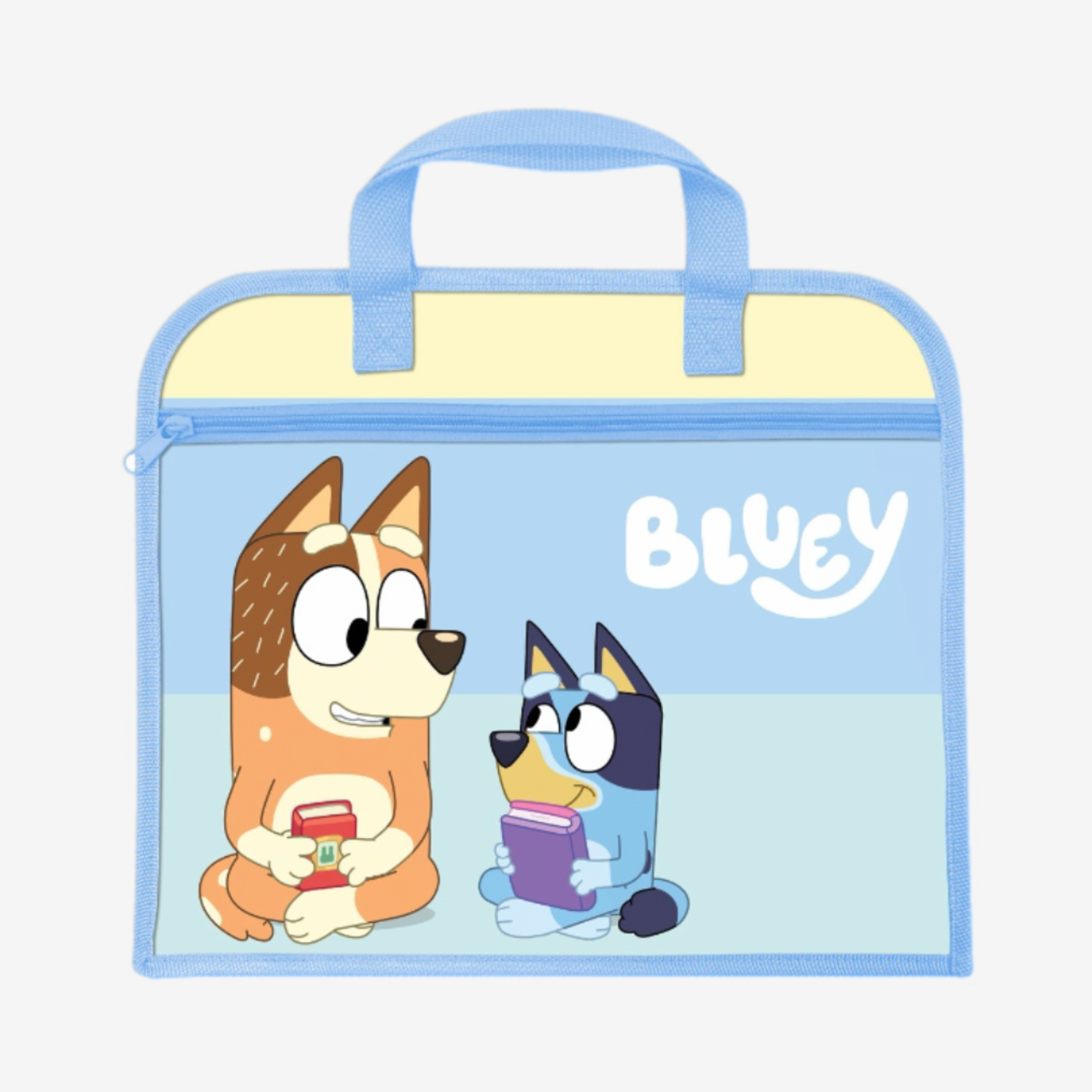Official Bluey Zipped Book Bag