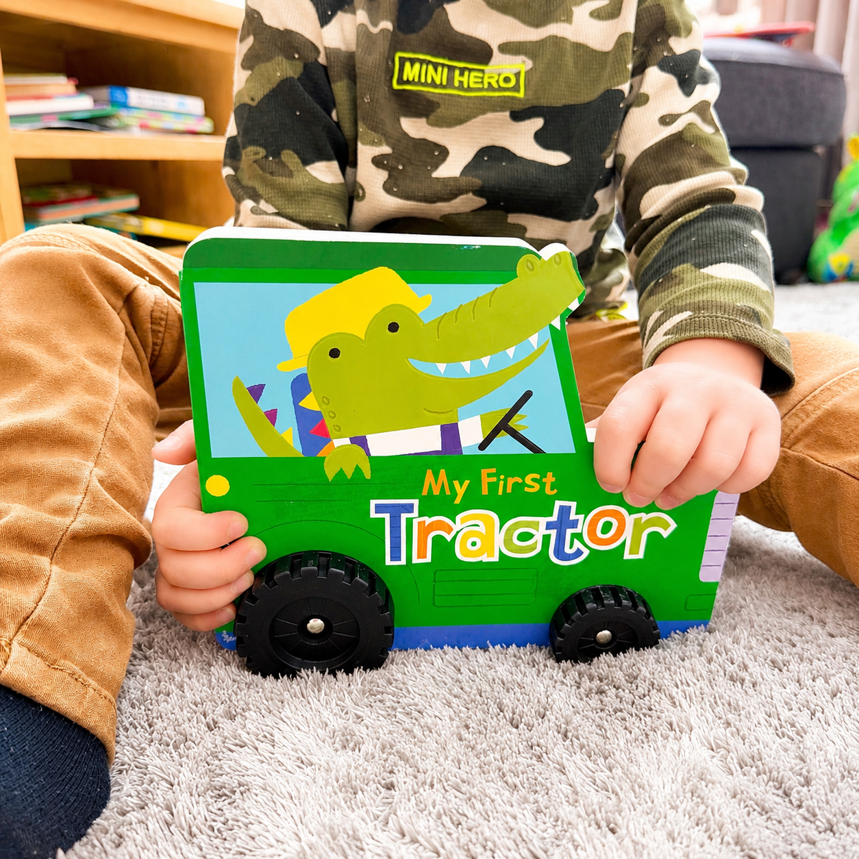 My First Tractor - Push-Along Book