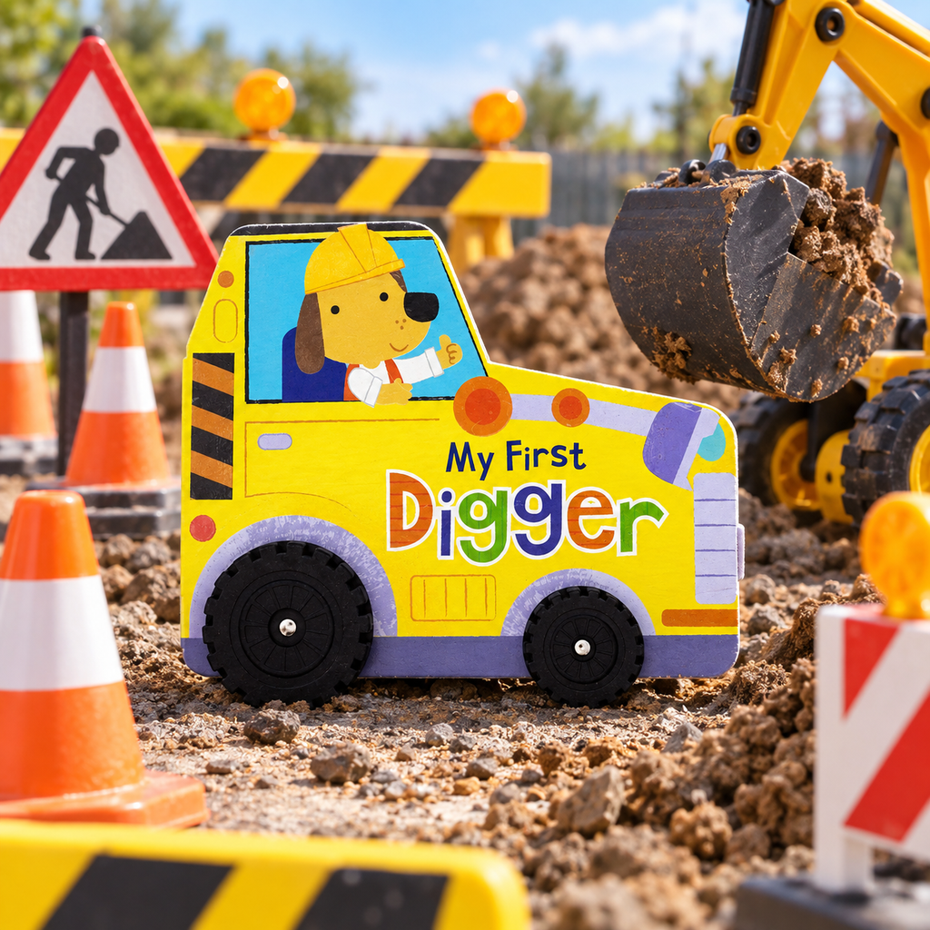 My First Digger - Push-Along Book