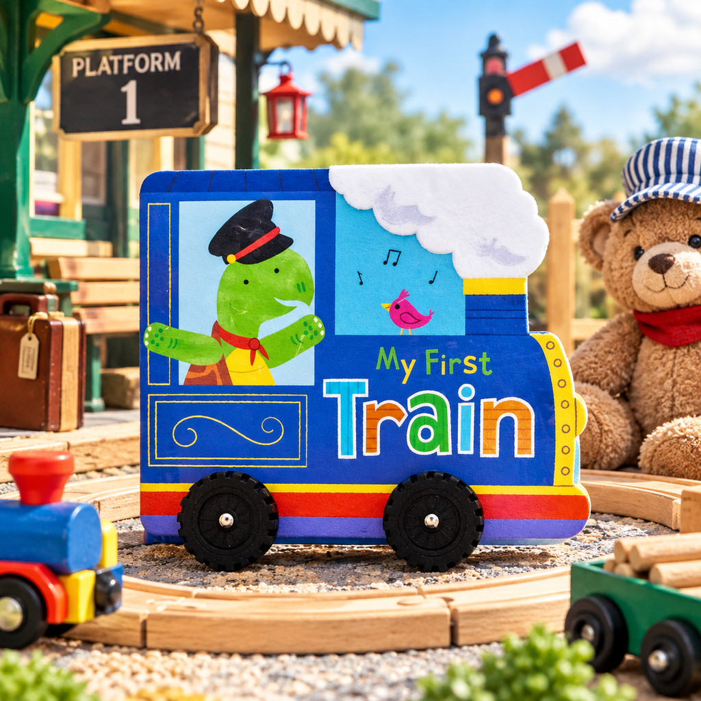 My First Train - Push-Along Book