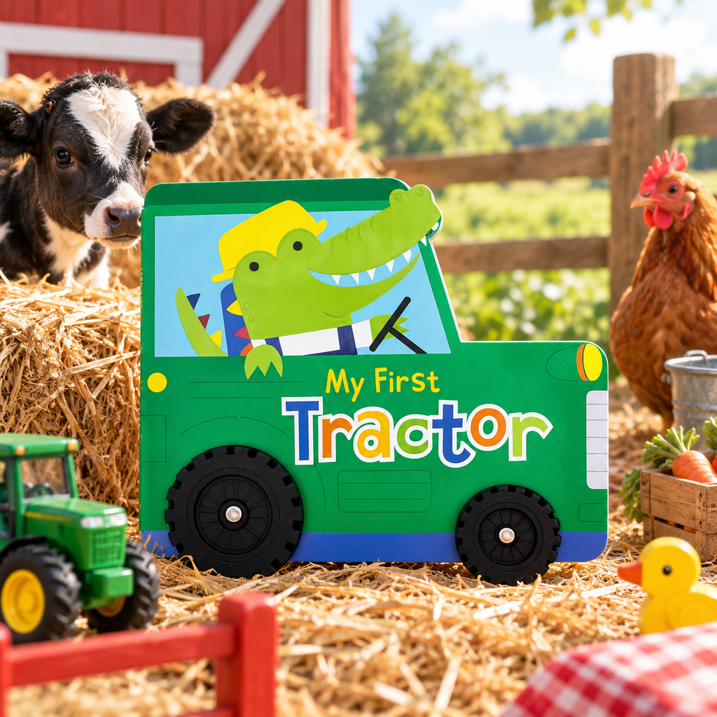 My First Tractor - Push-Along Book