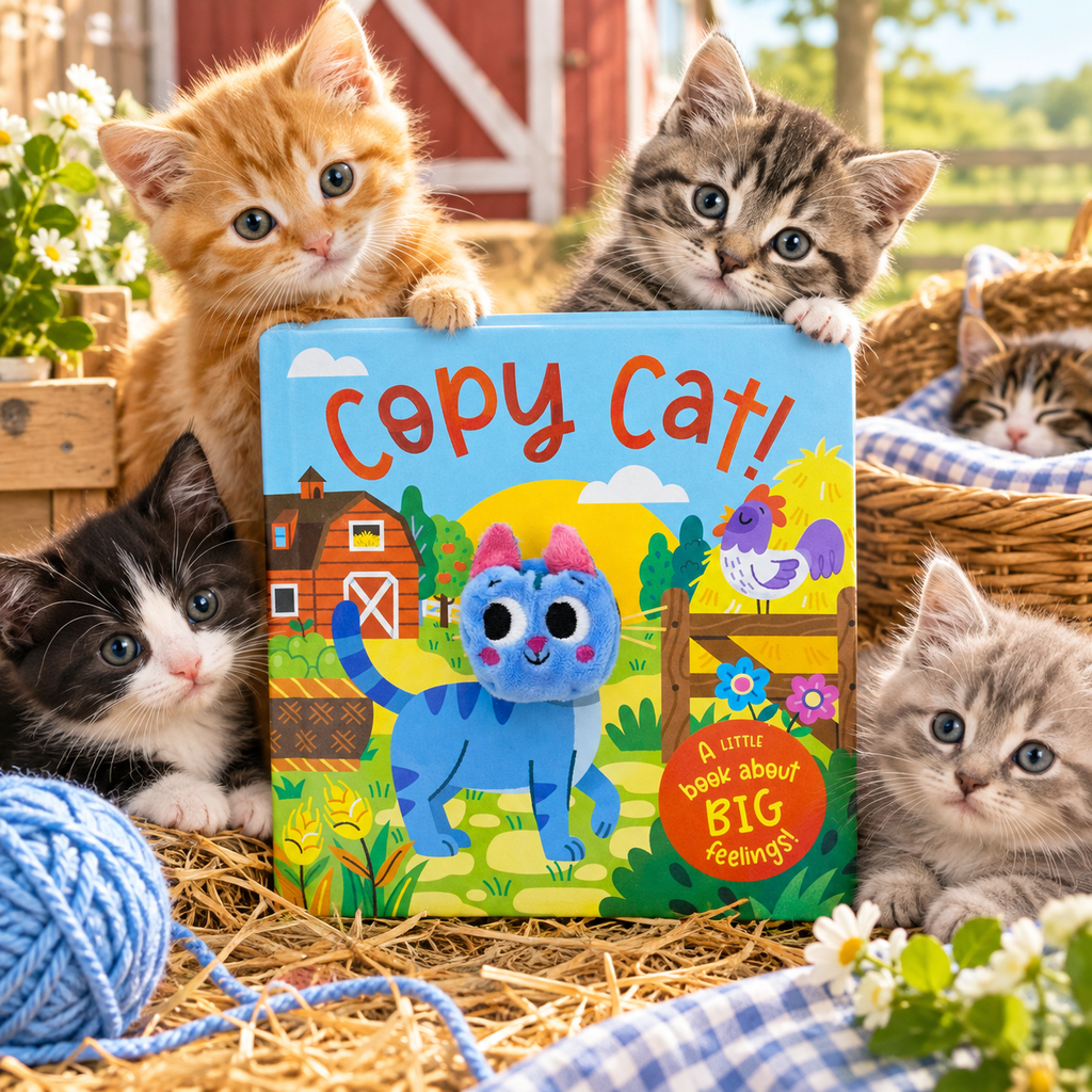 Copy Cat! - Finger Puppet Book