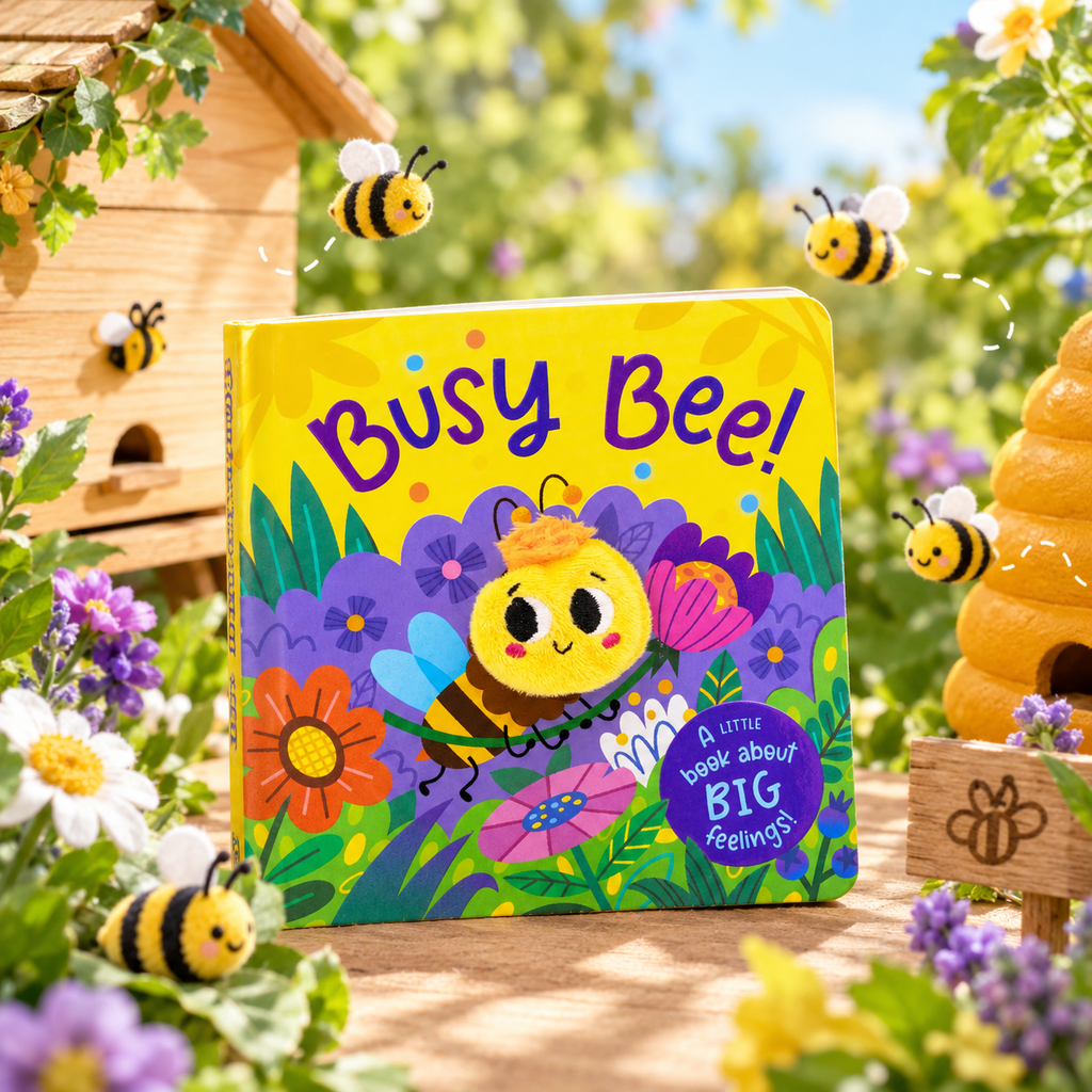 Busy Bee! - Finger Puppet Book
