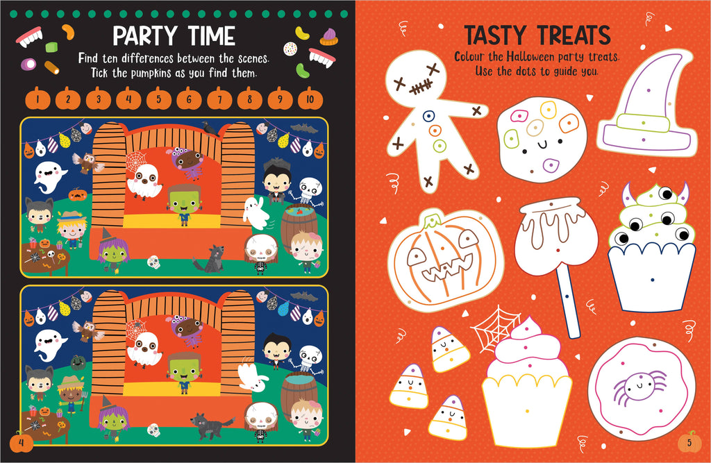 Halloween Party Activity Book