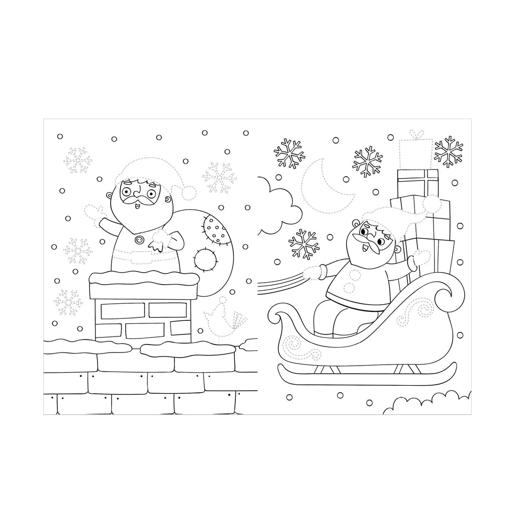 Dress Me Up Colouring & Activity Book - Santa